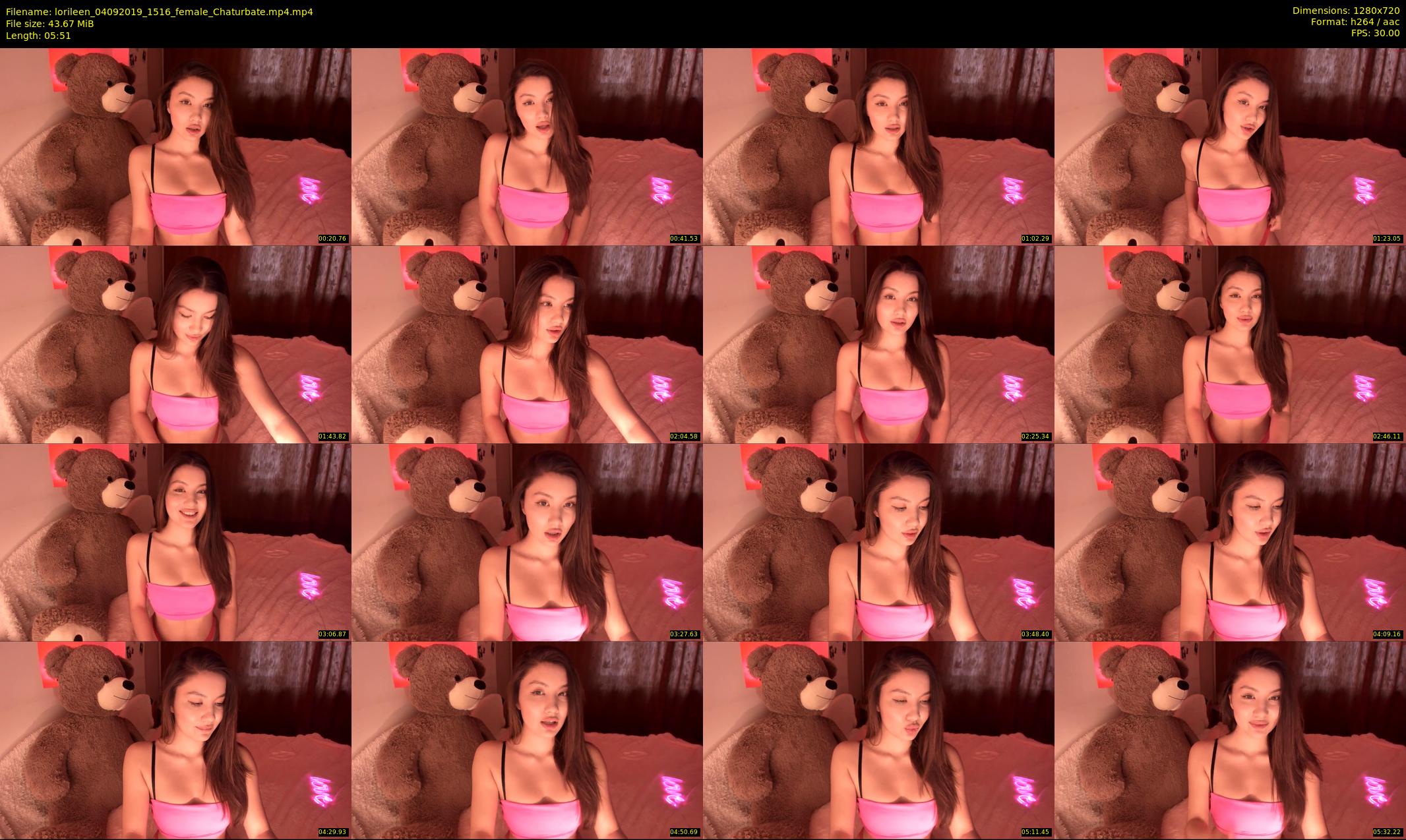 lorileen — 6 minute Chaturbate female cam show recording, 720p, Sep 4, 2019