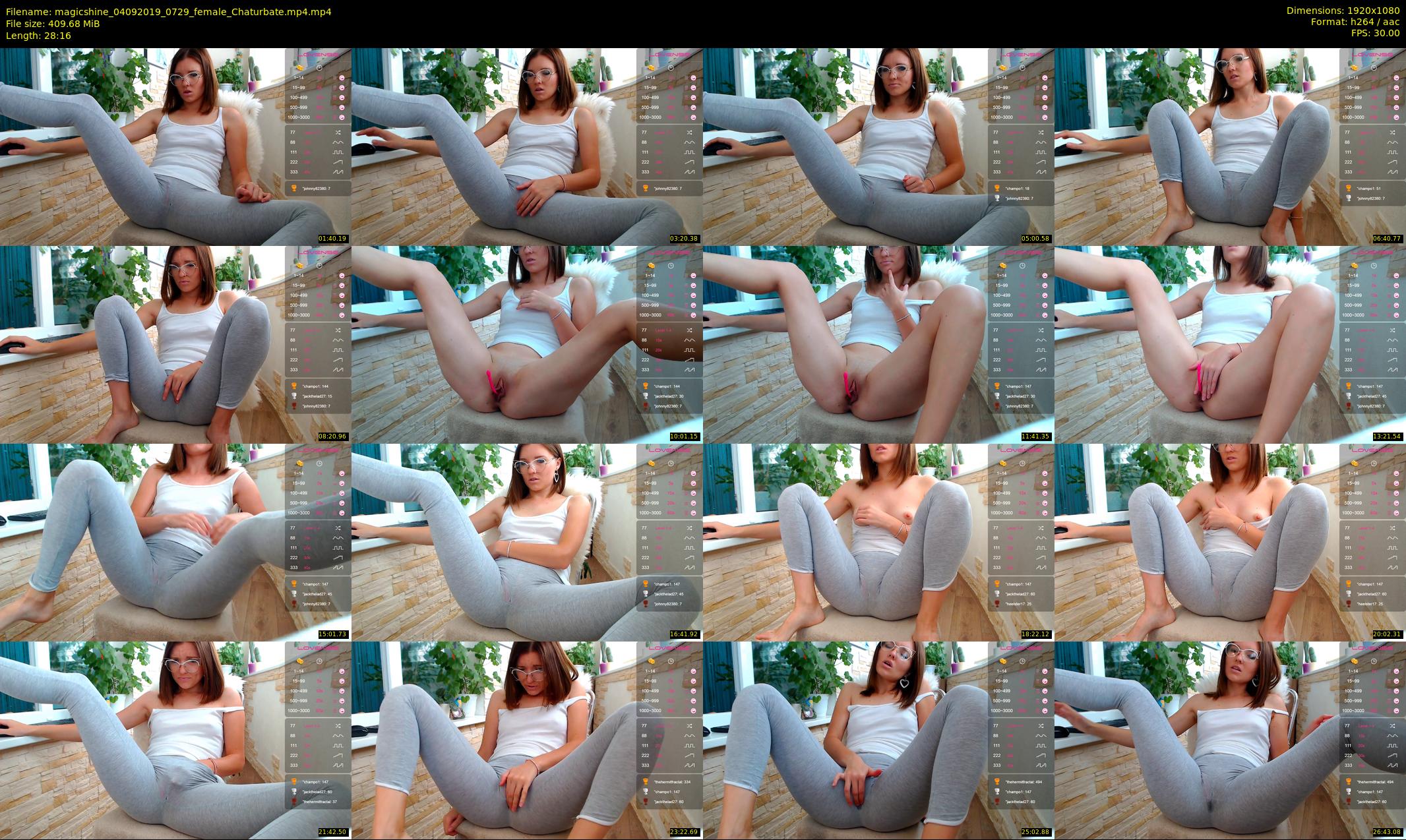 magicshine — 29 minute Chaturbate female cam show recording, 1080p, Sep 4, 2019