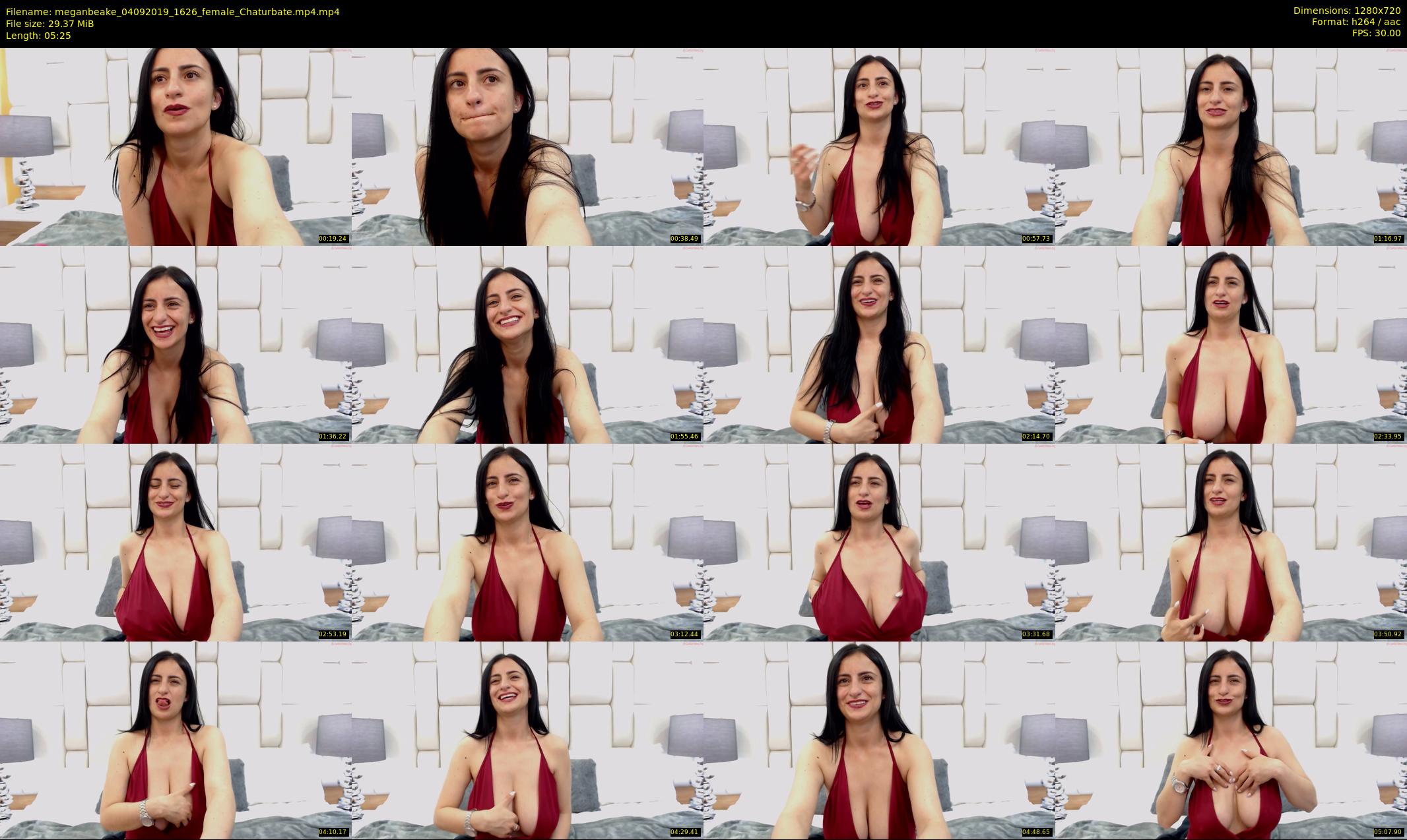 meganbeake — 6 minute Chaturbate female cam show recording, 720p, Sep 4, 2019