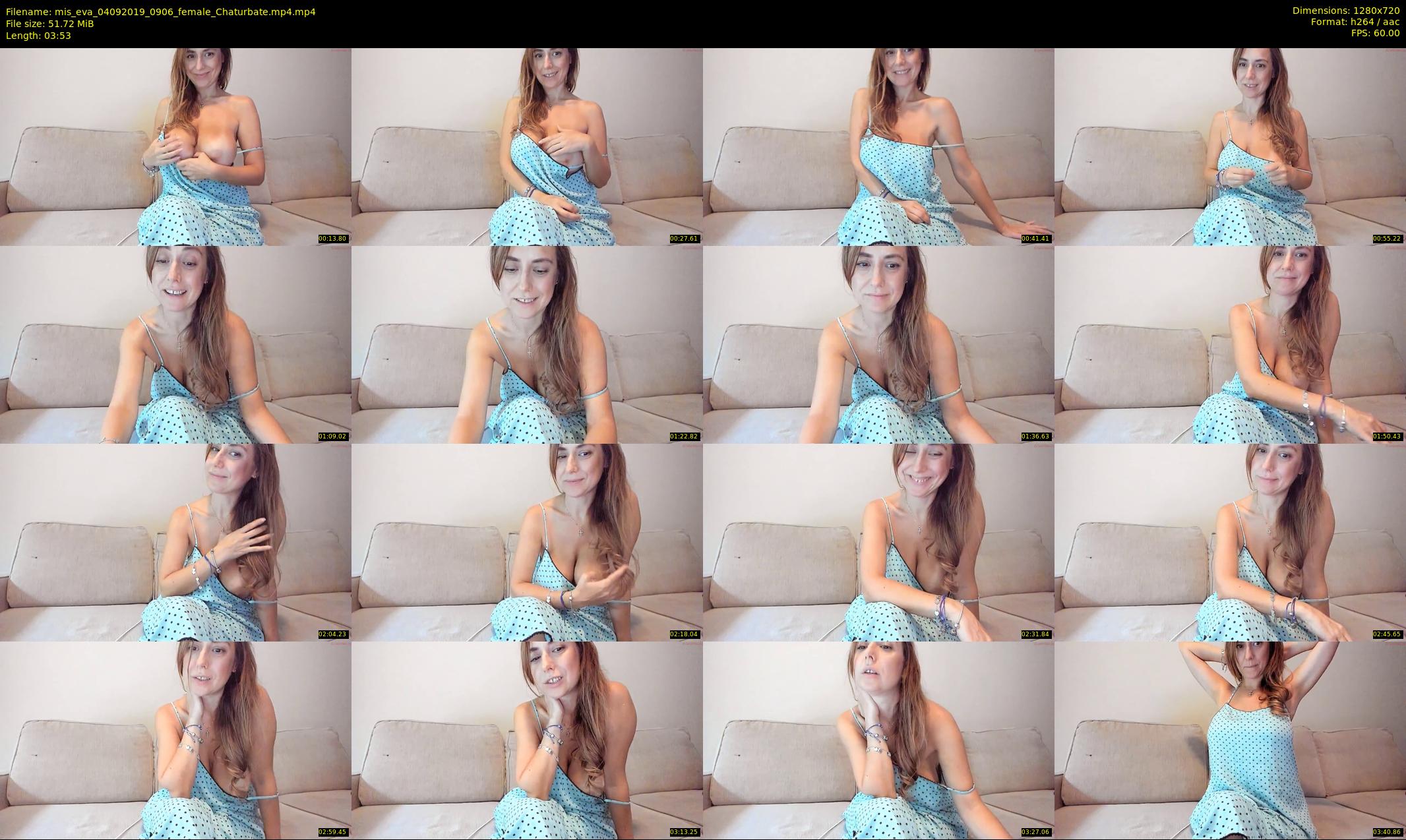 mis_eva — 4 minute Chaturbate female cam show recording, 720p, Sep 4, 2019