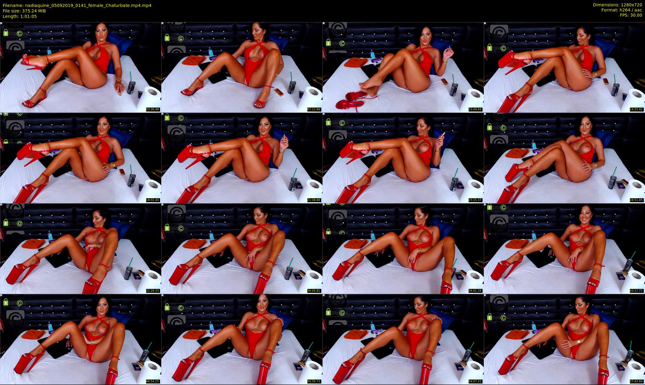 nadiaquine — 62 minute Chaturbate female cam show recording, 720p, Sep 5, 2019
