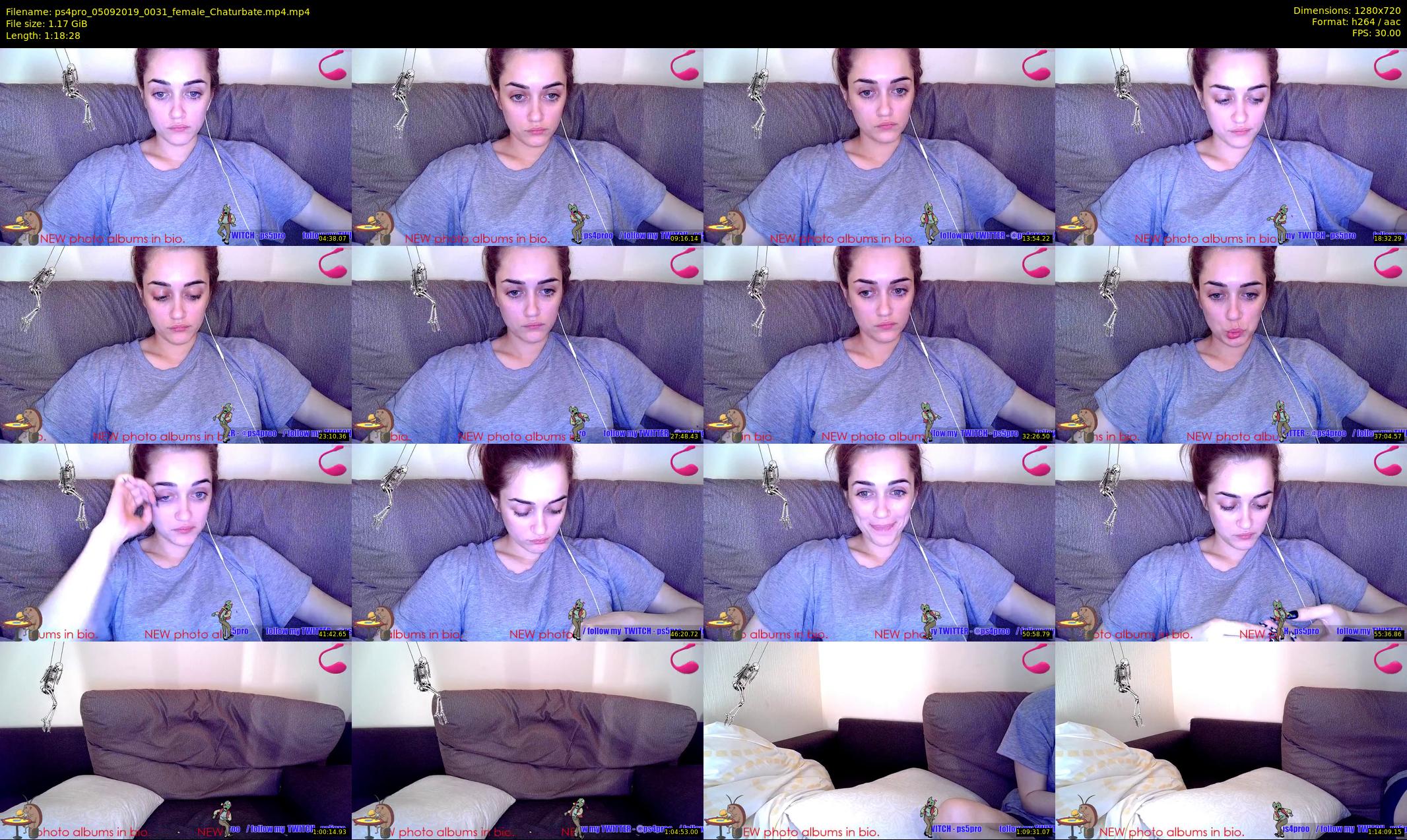 ps4pro — 79 minute Chaturbate female cam show recording, 720p, Sep 5, 2019