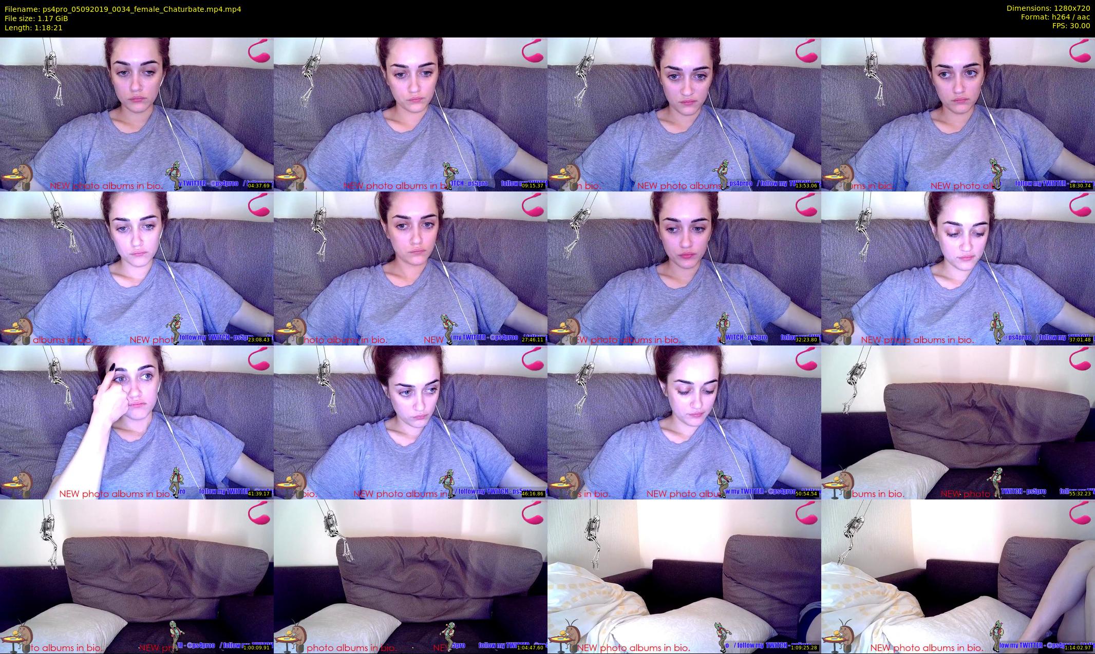 ps4pro — 79 minute Chaturbate female cam show recording, 720p, Sep 5, 2019