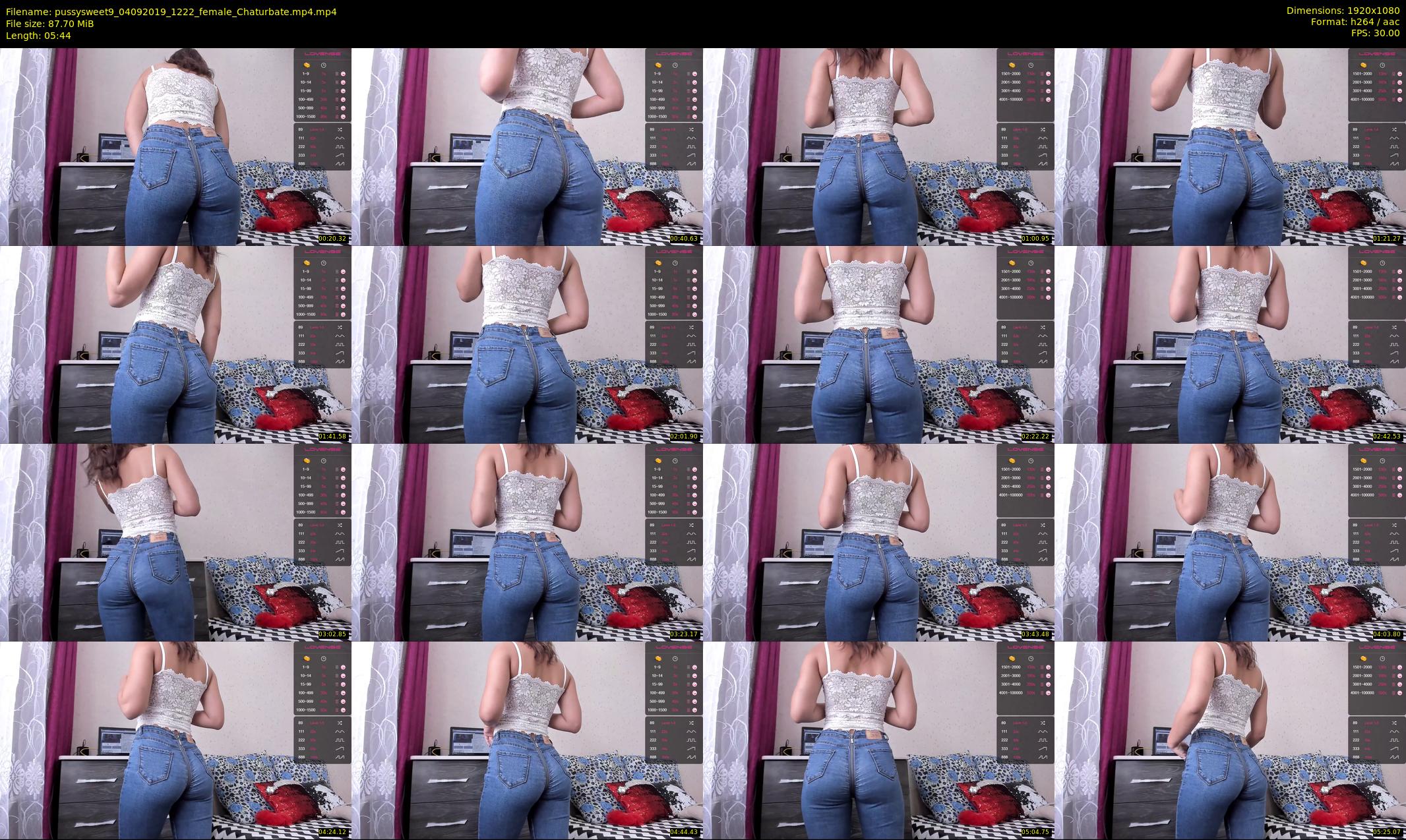 pussysweet9 — 6 minute Chaturbate female cam show recording, 1080p, Sep 4, 2019
