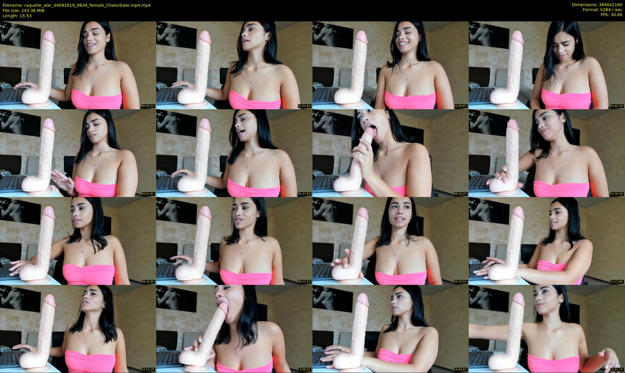 raquelle_star — 16 minute Chaturbate couple cam show recording, 4K, Sep 4, 2019