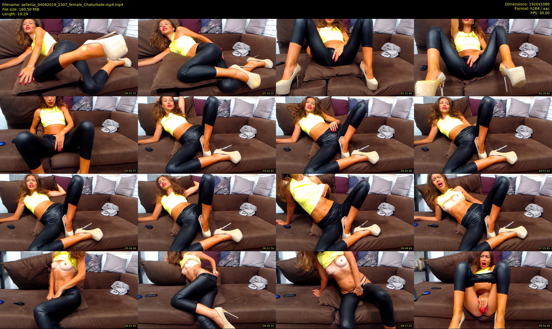 sellenia — 11 minute Chaturbate female cam show recording, 1080p, Sep 4, 2019