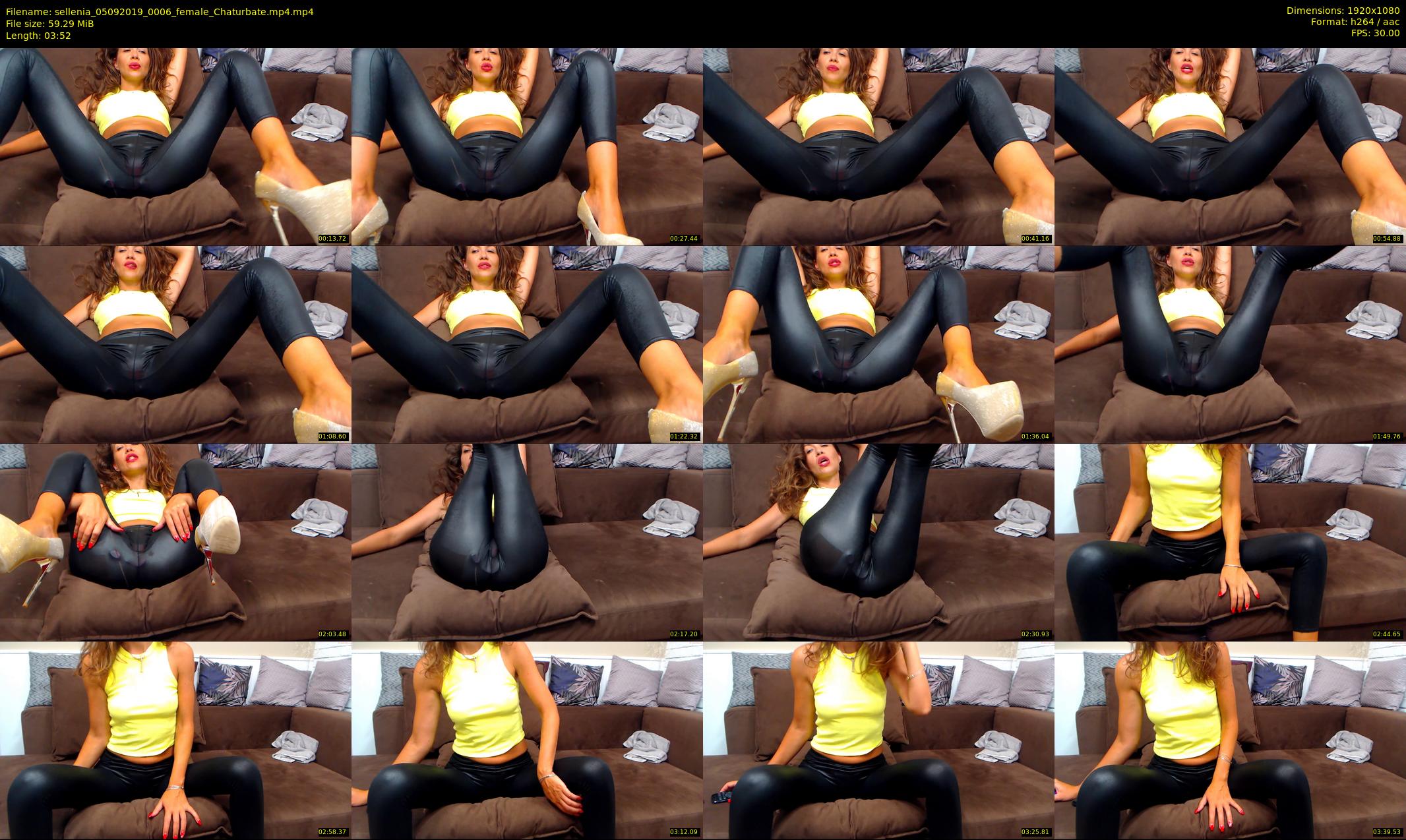 sellenia — 4 minute Chaturbate female cam show recording, 1080p, Sep 5, 2019