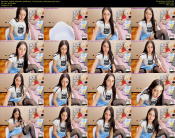 sophia_alejandra — 8 minute Chaturbate female cam show recording, 720p, Sep 4, 2019