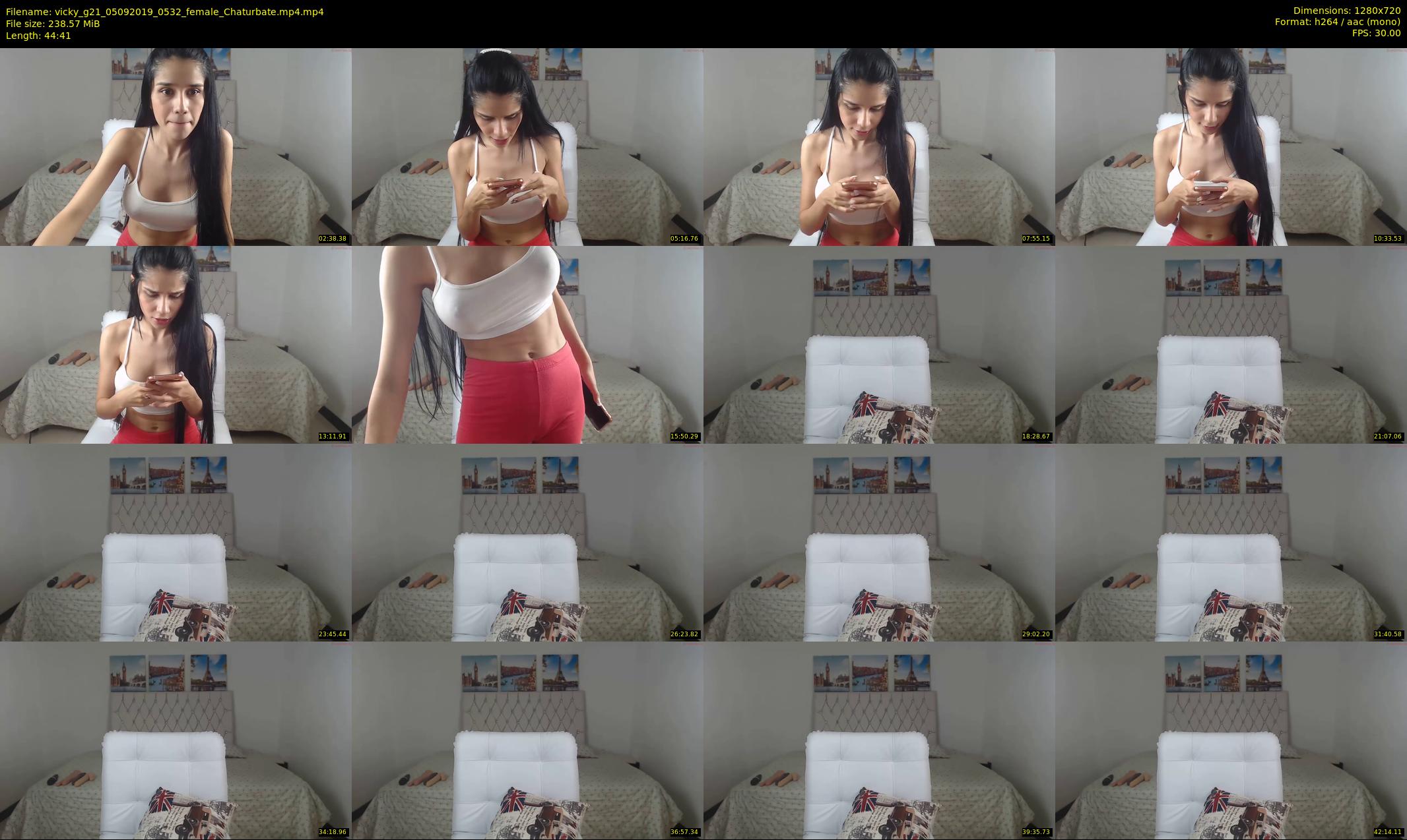 vicky_g21 — 45 minute Chaturbate female cam show recording, 720p, Sep 5, 2019