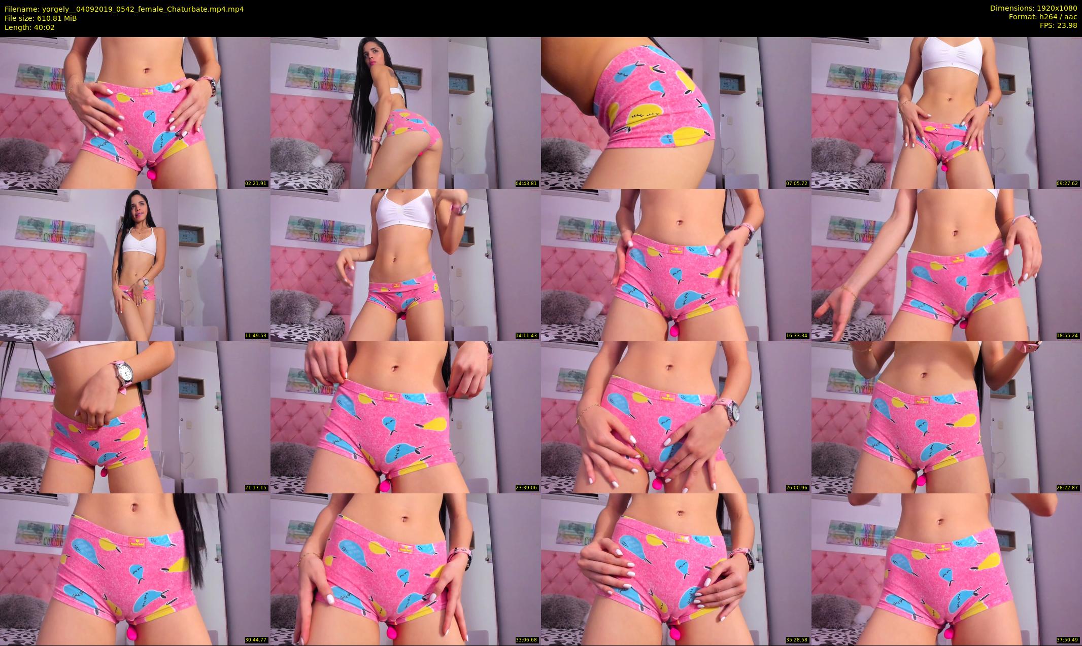 yorgely_ — 41 minute Chaturbate female cam show recording, 1080p, Sep 4, 2019