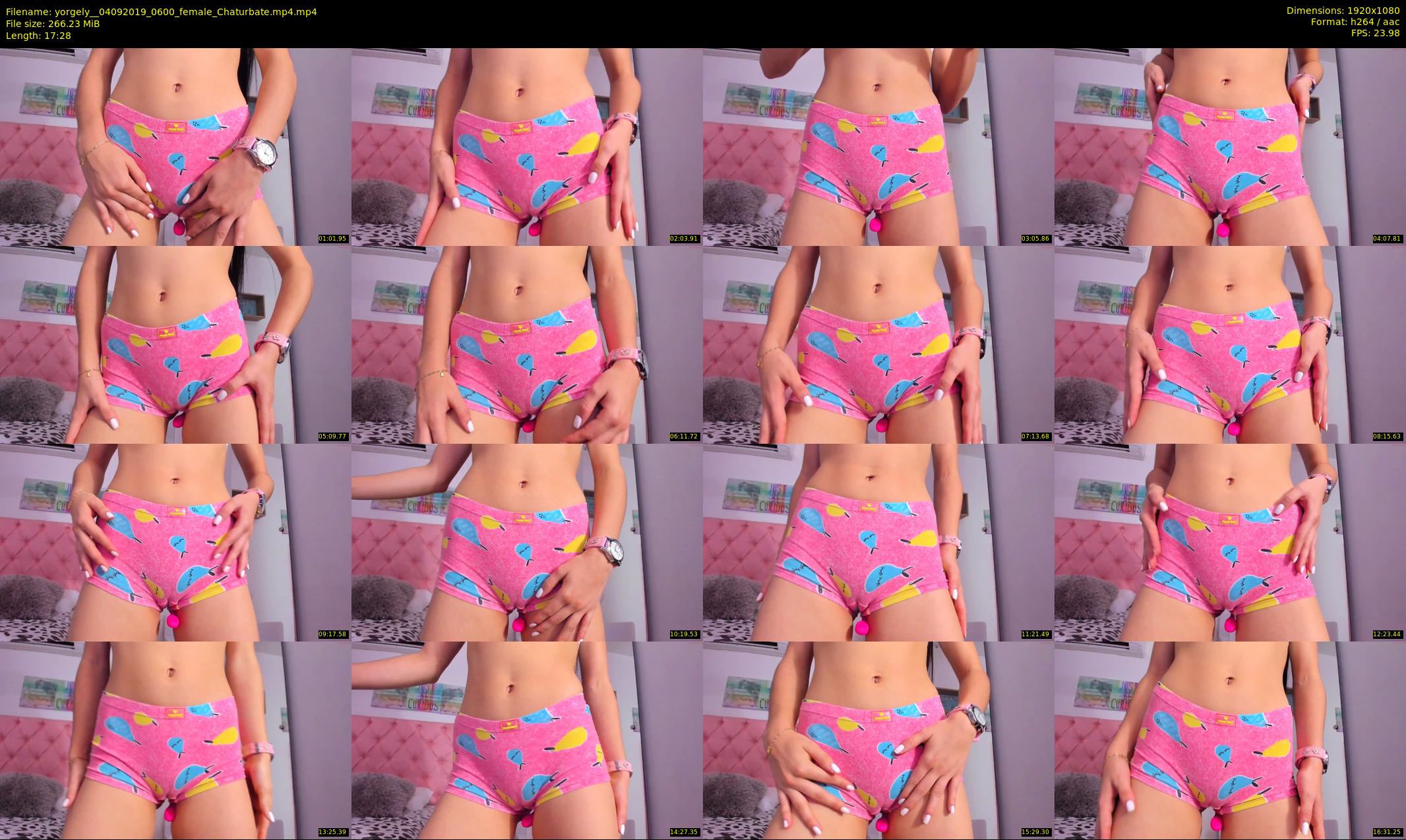 yorgely_ — 18 minute Chaturbate female cam show recording, 1080p, Sep 4, 2019