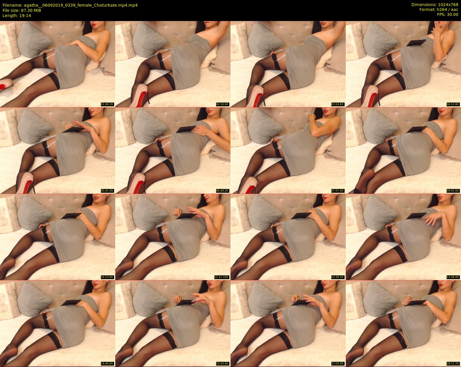 agatha_ — 20 minute Chaturbate female cam show recording, 720p, Sep 6, 2019