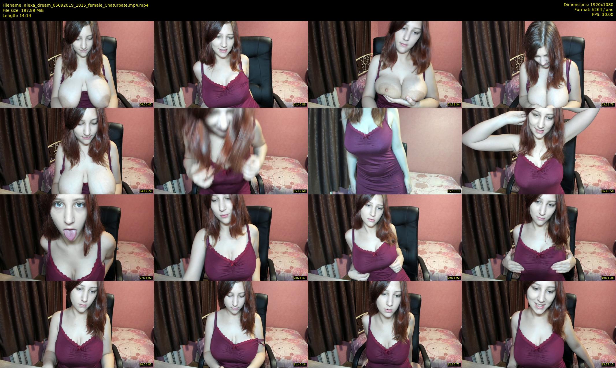 alexa_dream — 15 minute Chaturbate female cam show recording, 1080p, Sep 5, 2019