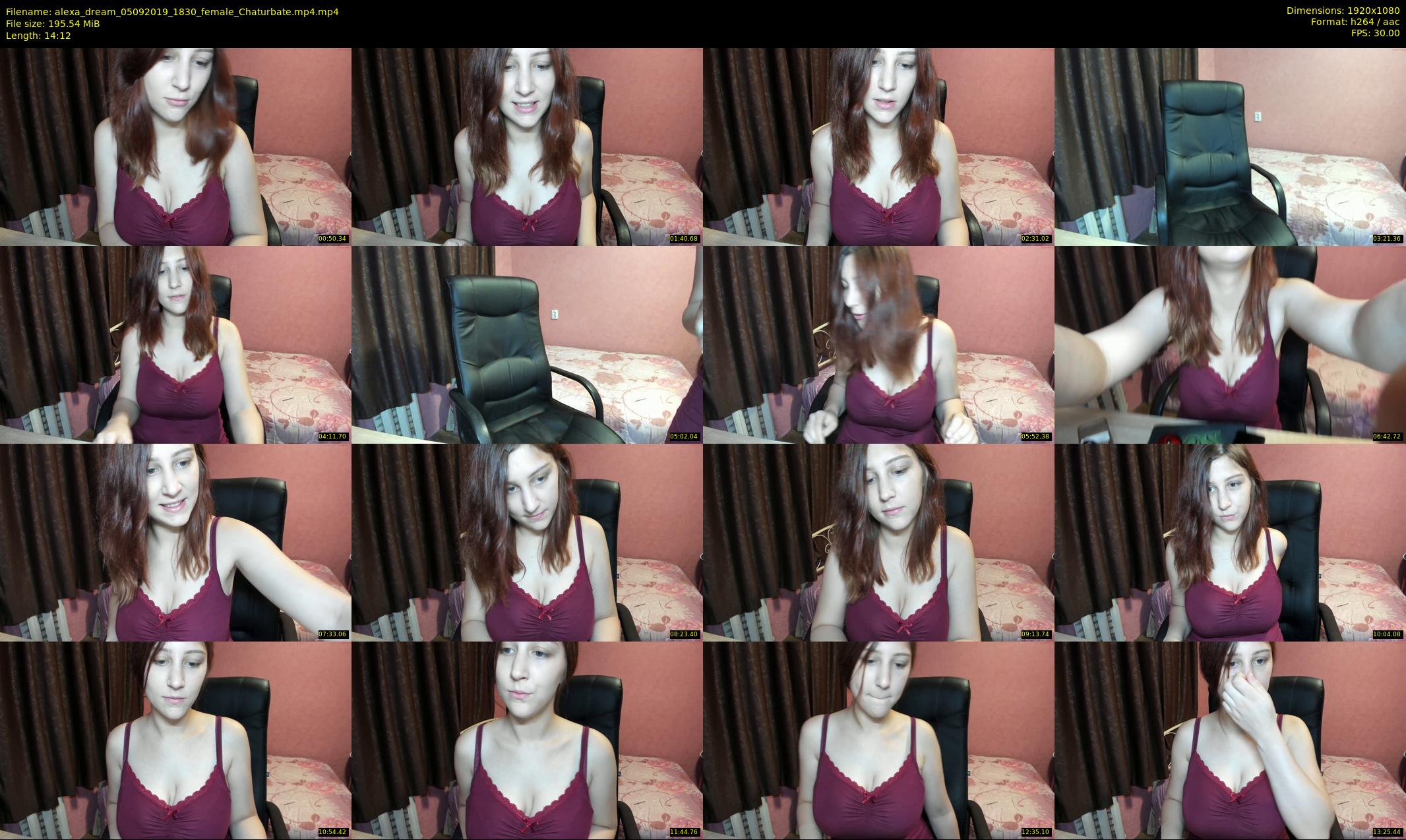 alexa_dream — 15 minute Chaturbate female cam show recording, 1080p, Sep 5, 2019