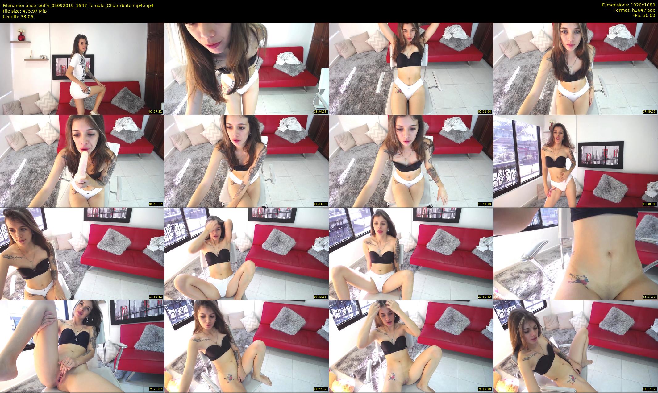 alice_buffy — 34 minute Chaturbate female cam show recording, 1080p, Sep 5, 2019
