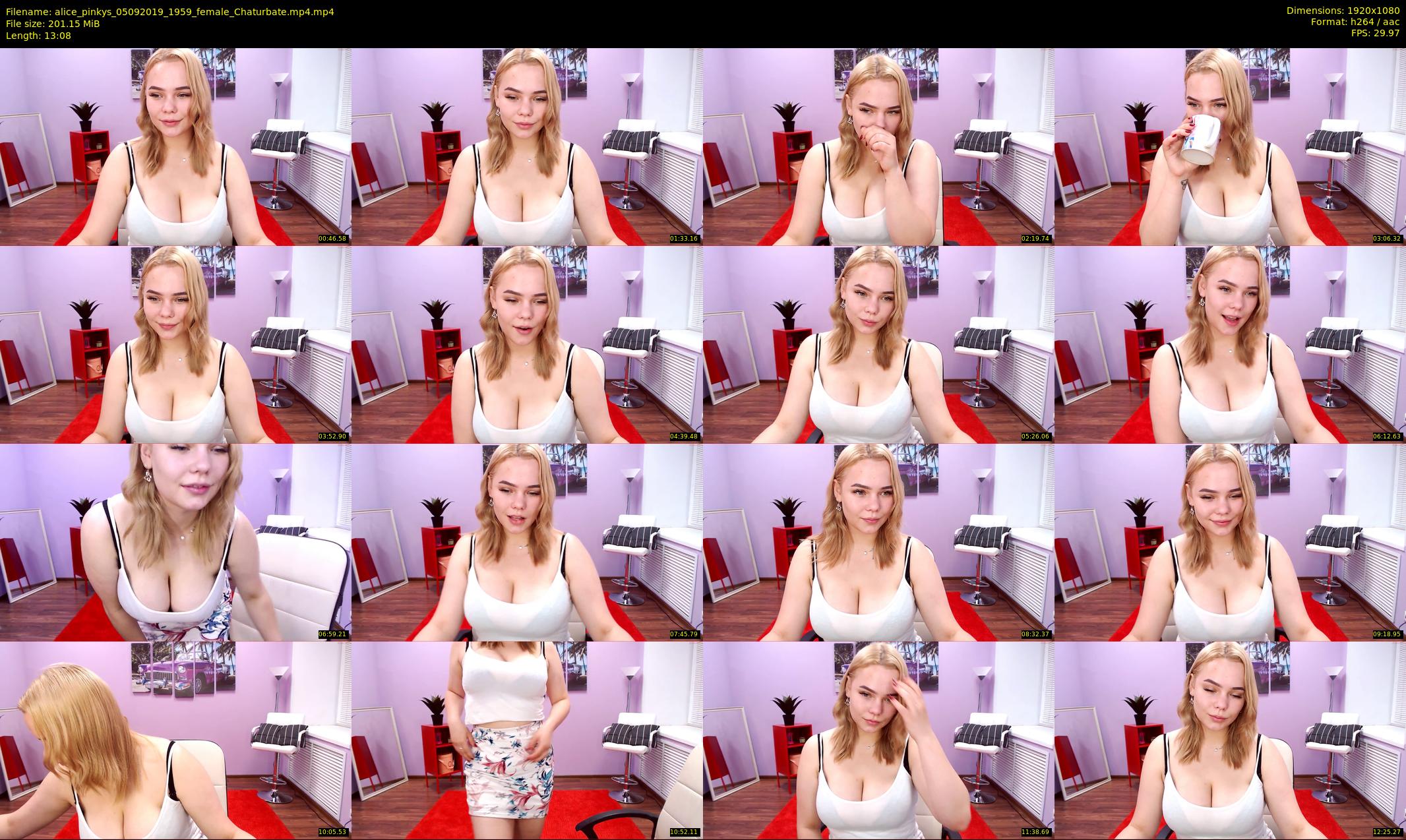 alice_pinkys — 14 minute Chaturbate female cam show recording, 1080p, Sep 5, 2019