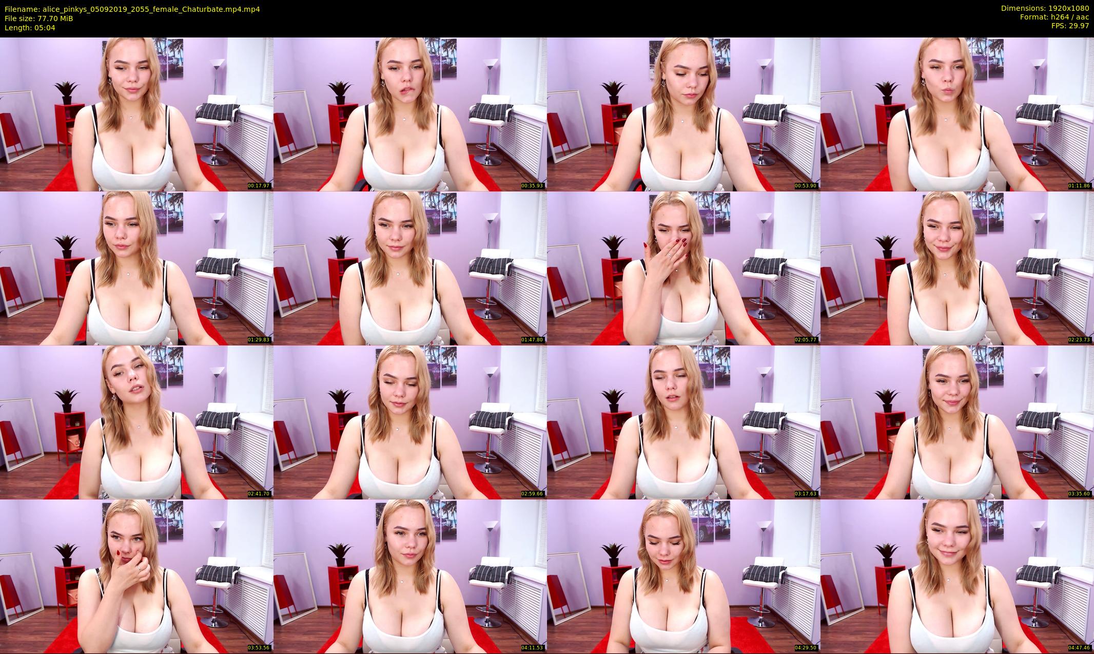 alice_pinkys — 6 minute Chaturbate female cam show recording, 1080p, Sep 5, 2019