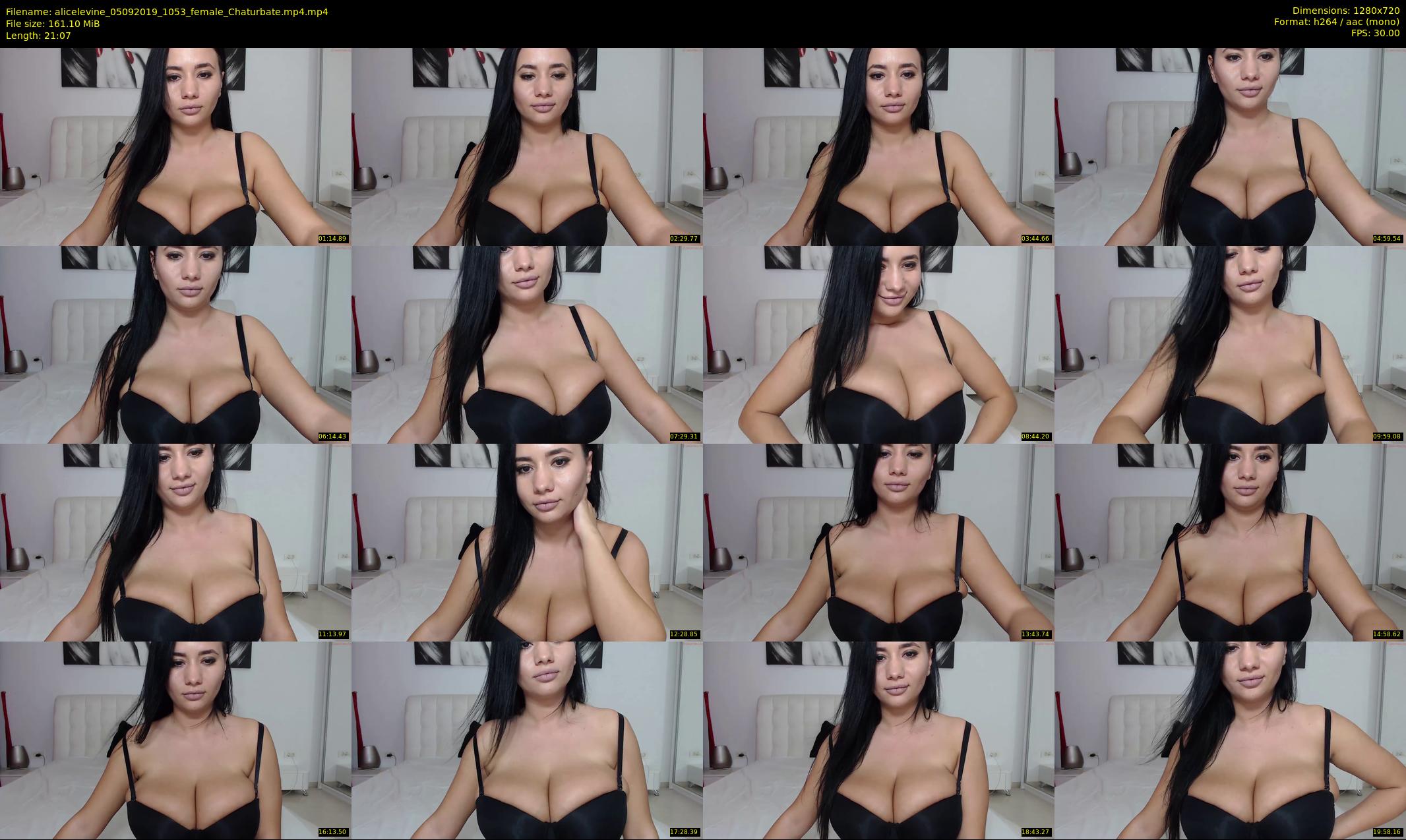 alicelevine — 22 minute Chaturbate female cam show recording, 720p, Sep 5, 2019