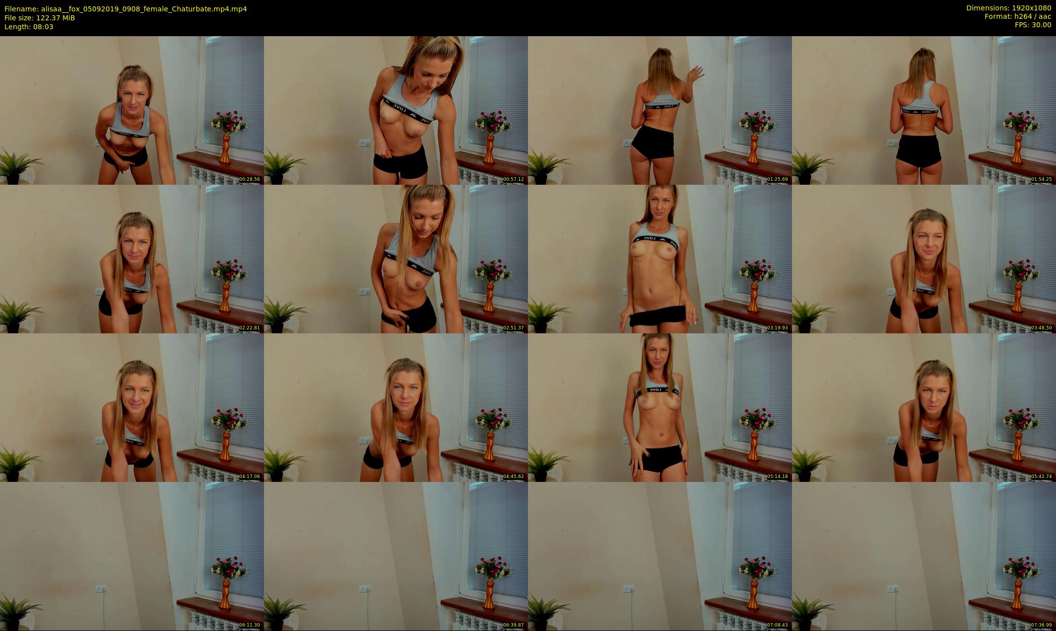 alisaa__fox — 9 minute Chaturbate female cam show recording, 1080p, Sep 5, 2019