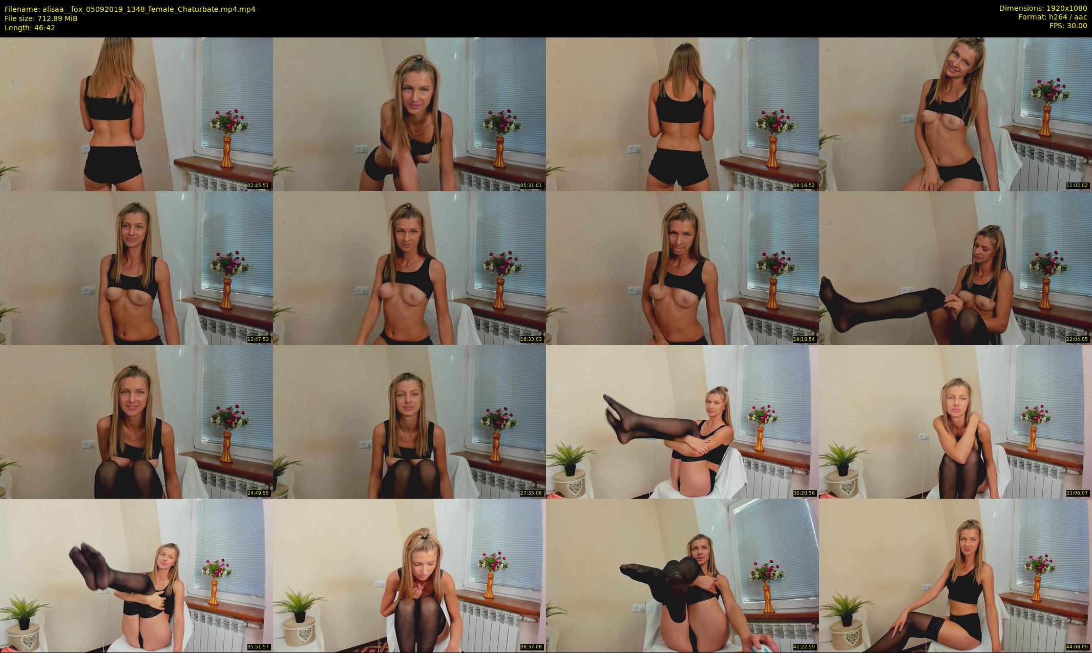 alisaa__fox — 47 minute Chaturbate female cam show recording, 1080p, Sep 5, 2019