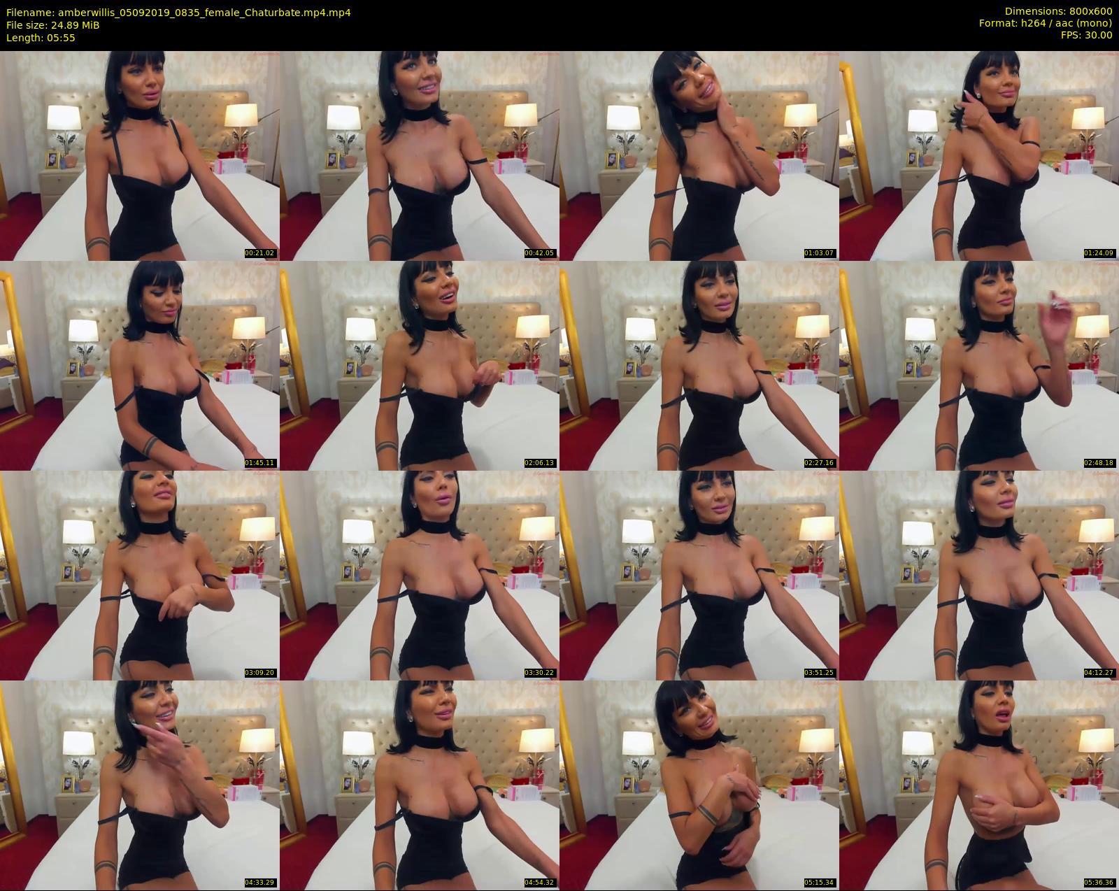 amberwillis — 6 minute Chaturbate female cam show recording, 480p, Sep 5, 2019