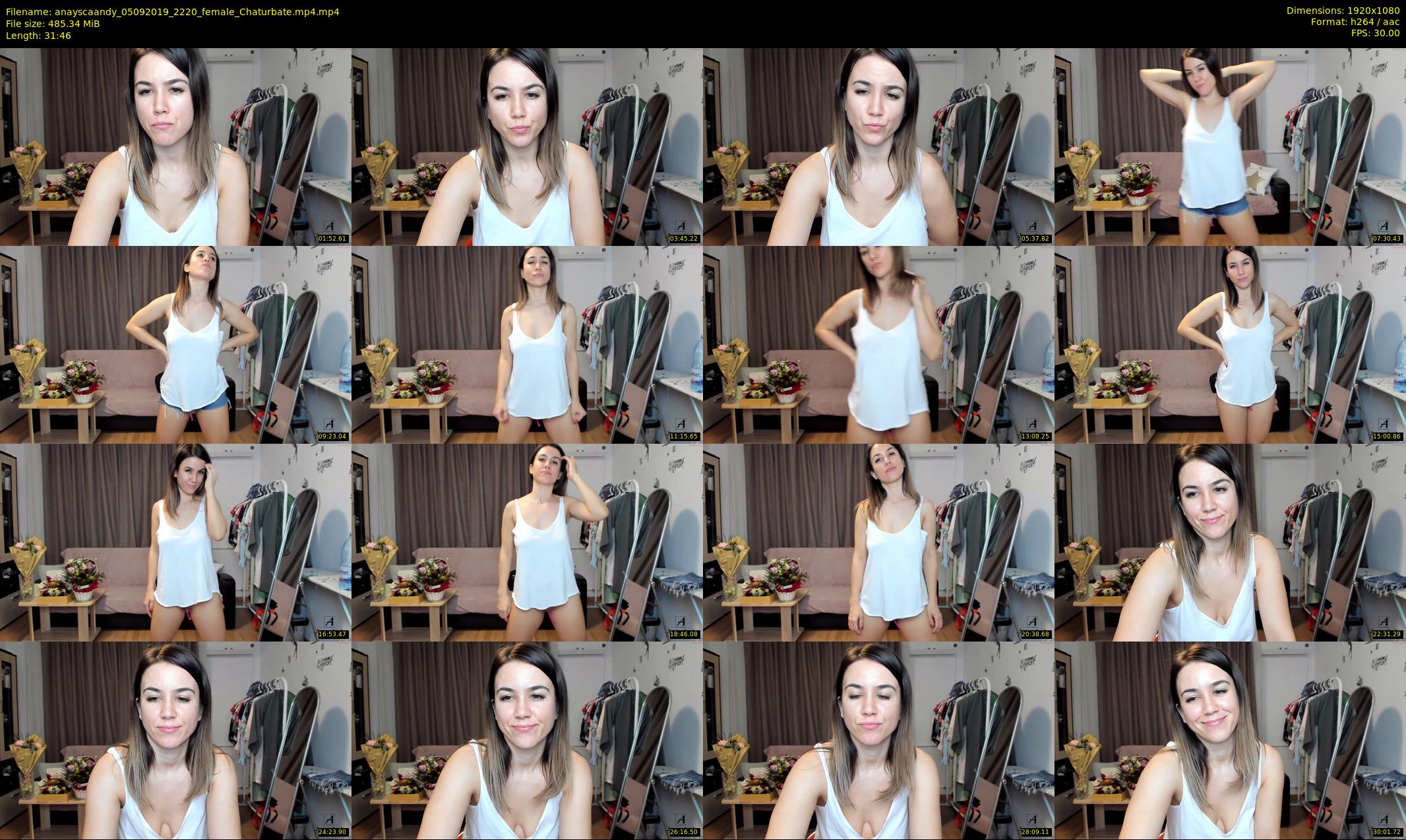 anayscaandy — 32 minute Chaturbate female cam show recording, 1080p, Sep 5, 2019