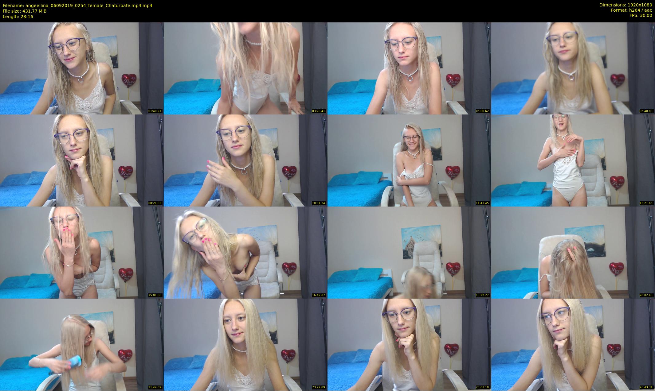 angeellina — 29 minute Chaturbate female cam show recording, 1080p, Sep 6, 2019