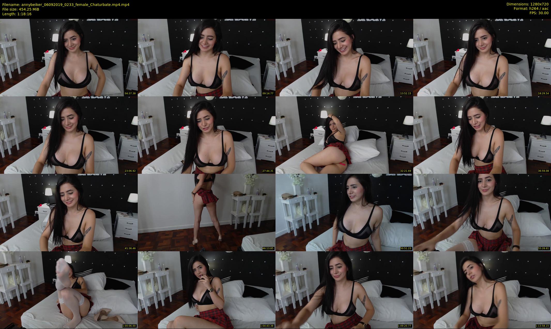 annybeiker — 79 minute Chaturbate female cam show recording, 720p, Sep 6, 2019