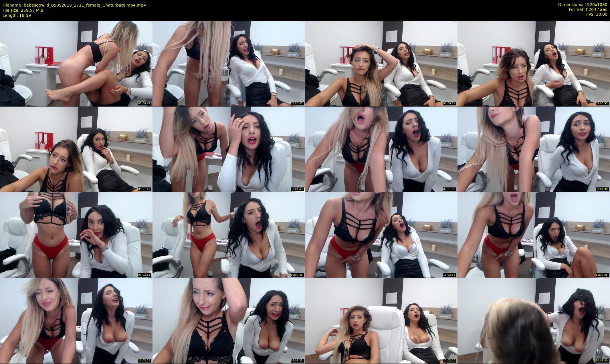 babesgowild — 17 minute Chaturbate couple cam show recording, 1080p, Sep 5, 2019
