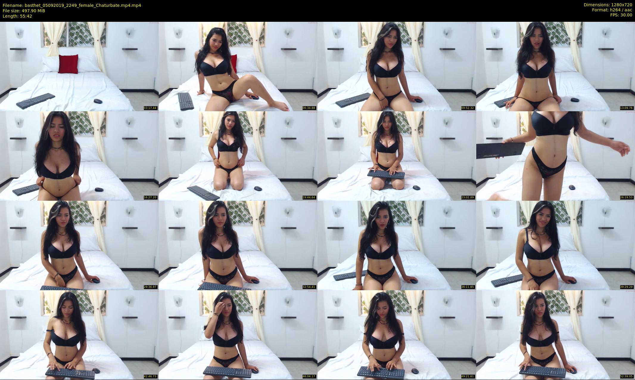 basthet — 56 minute Chaturbate female cam show recording, 720p, Sep 5, 2019