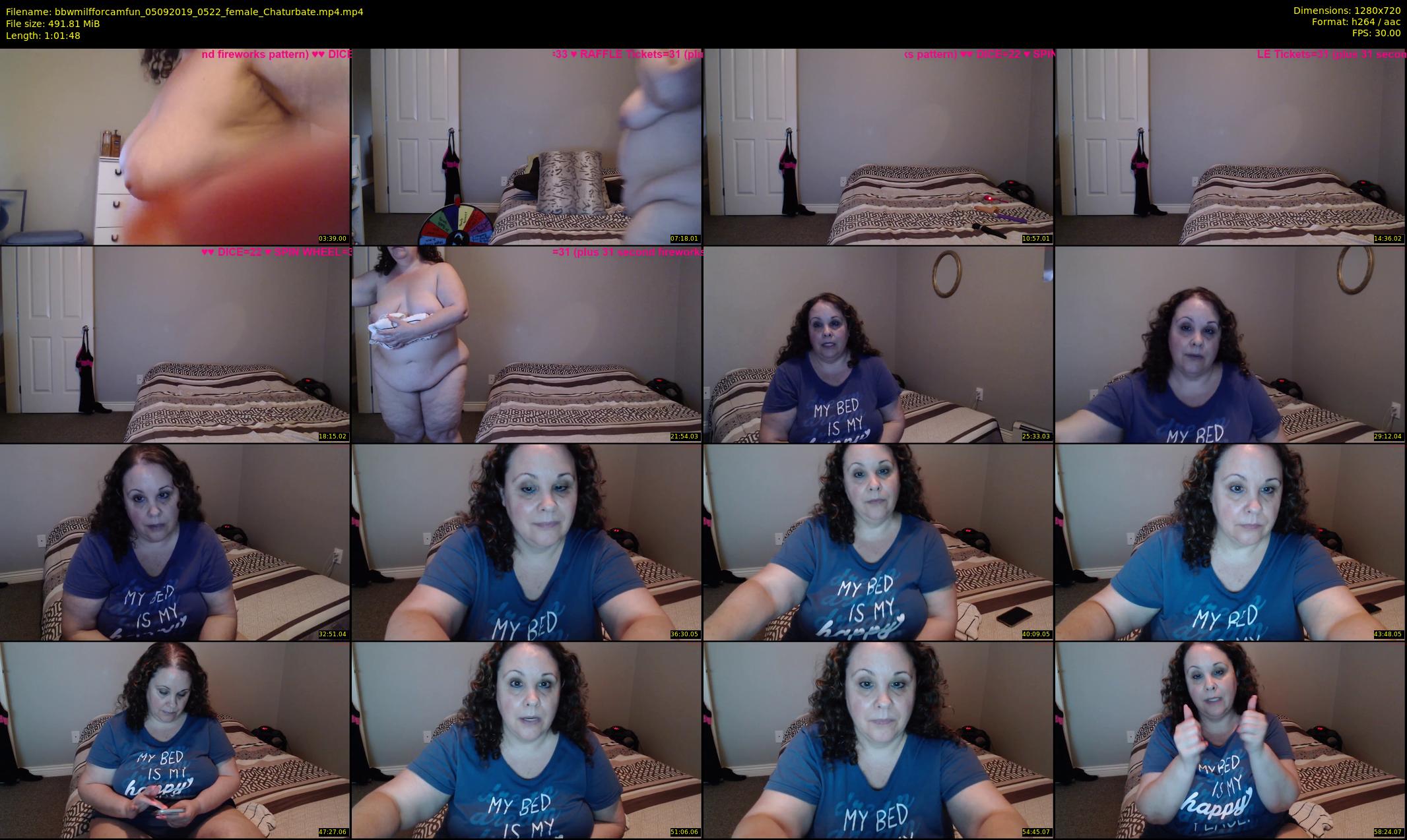 bbwmilfforcamfun — 62 minute Chaturbate female cam show recording, 720p, Sep 5, 2019