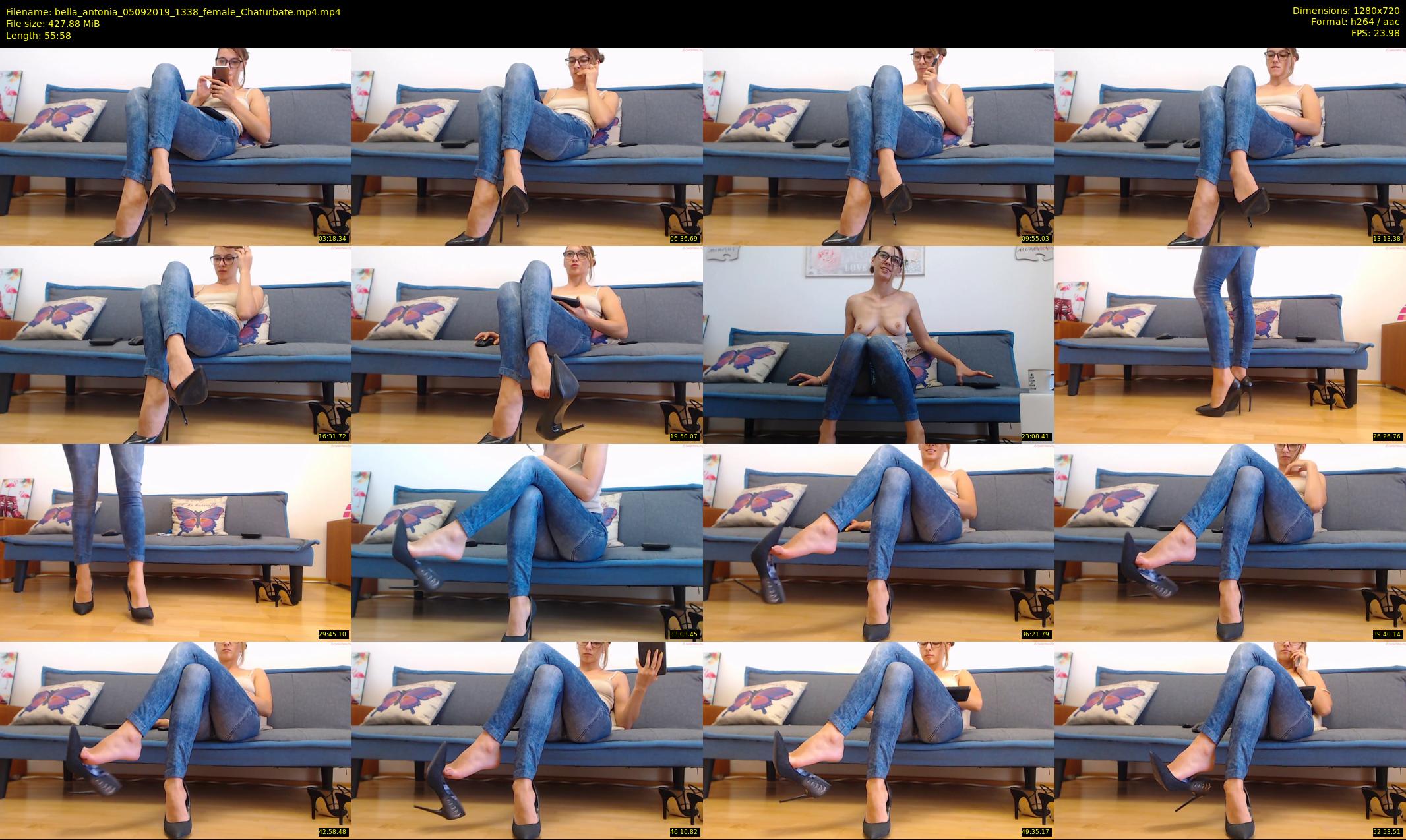 bella_antonia — 56 minute Chaturbate female cam show recording, 720p, Sep 5, 2019