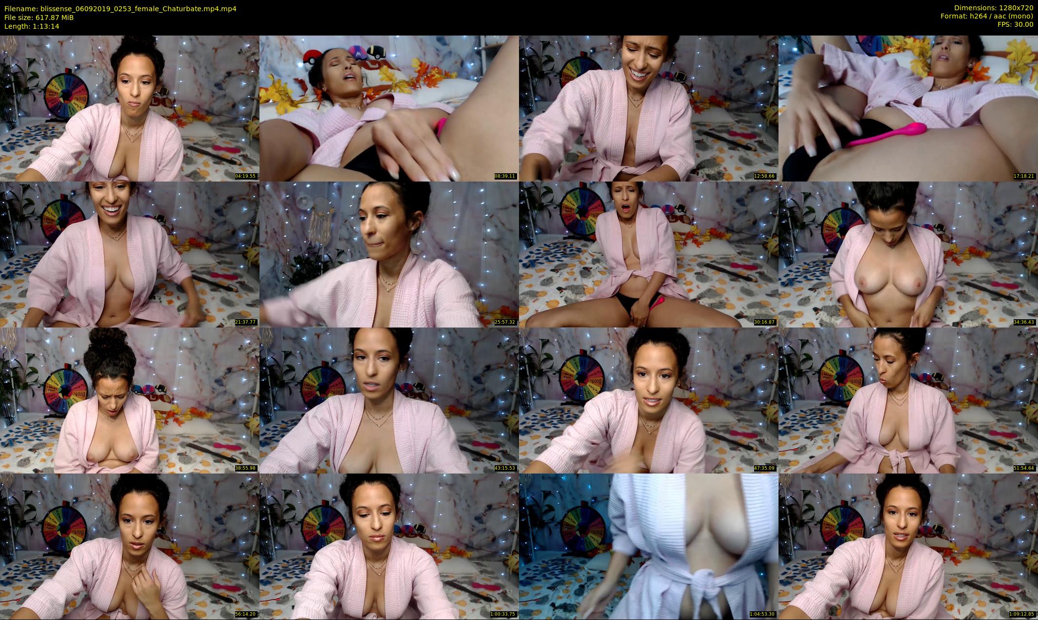 blissense — 74 minute Chaturbate female cam show recording, 720p, Sep 6, 2019