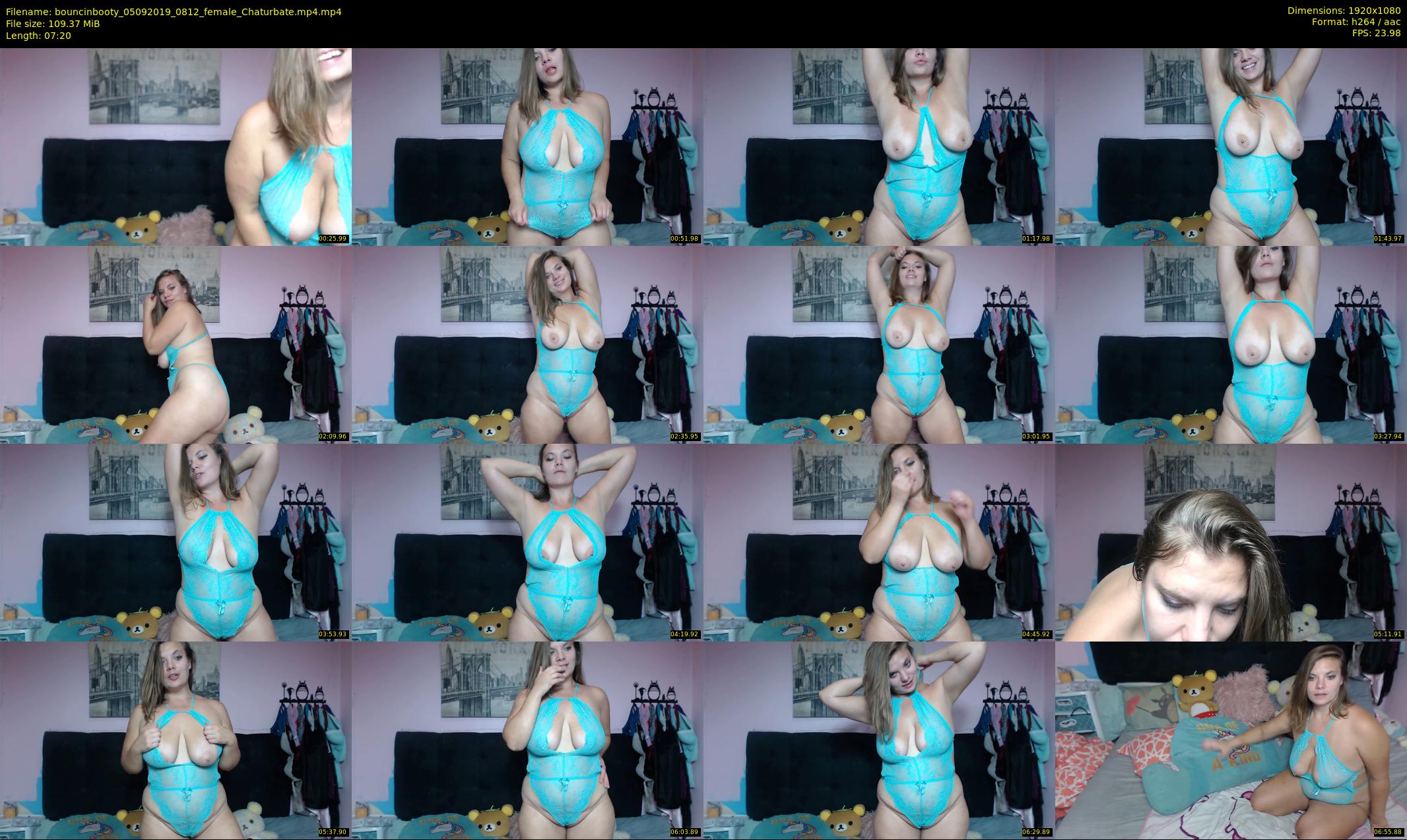 bouncinbooty — 8 minute Chaturbate female cam show recording, 1080p, Sep 5, 2019