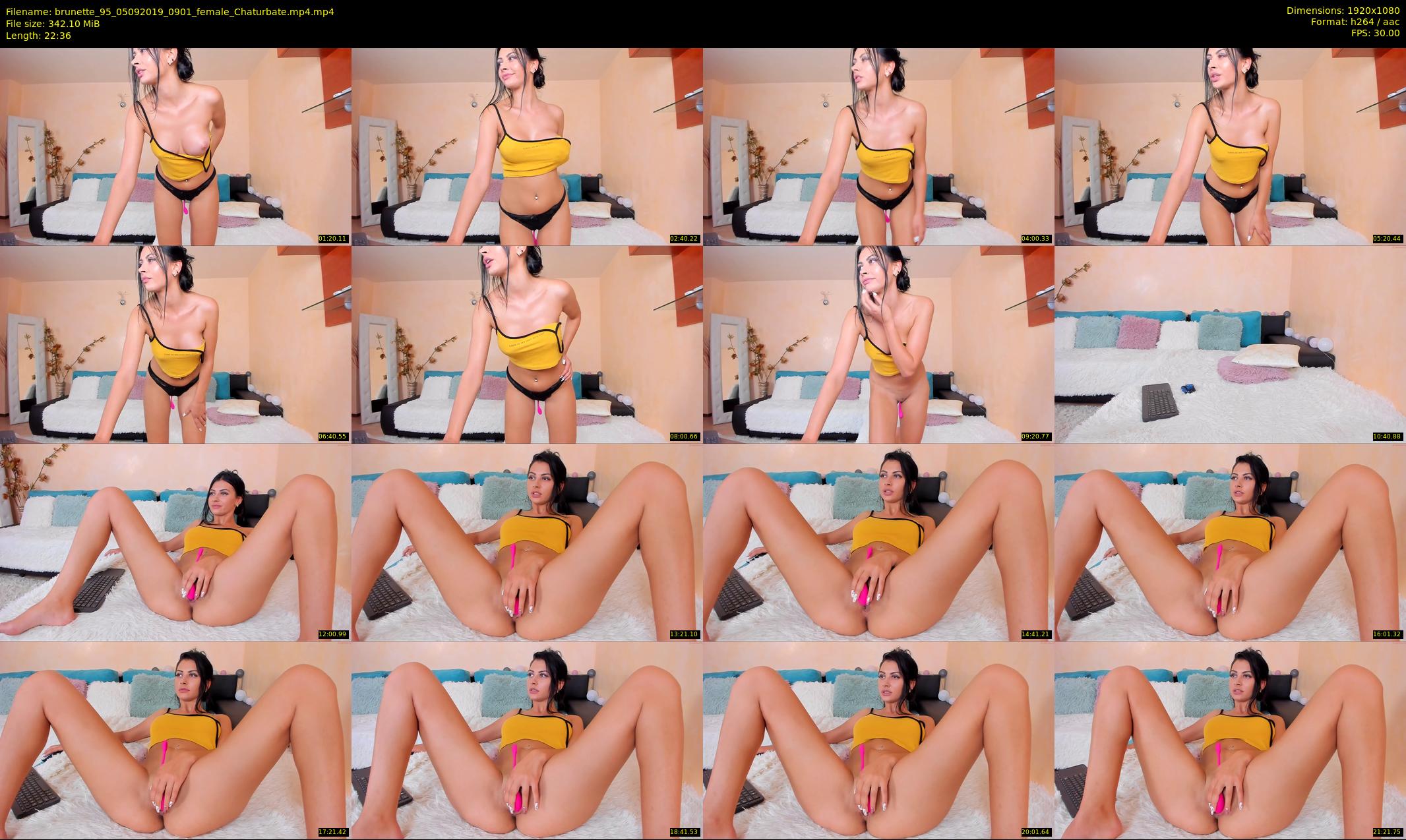 brunette_95 — 23 minute Chaturbate female cam show recording, 1080p, Sep 5, 2019