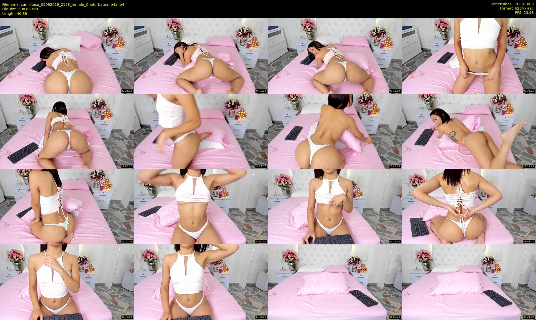 camilitasu — 41 minute Chaturbate female cam show recording, 1080p, Sep 5, 2019