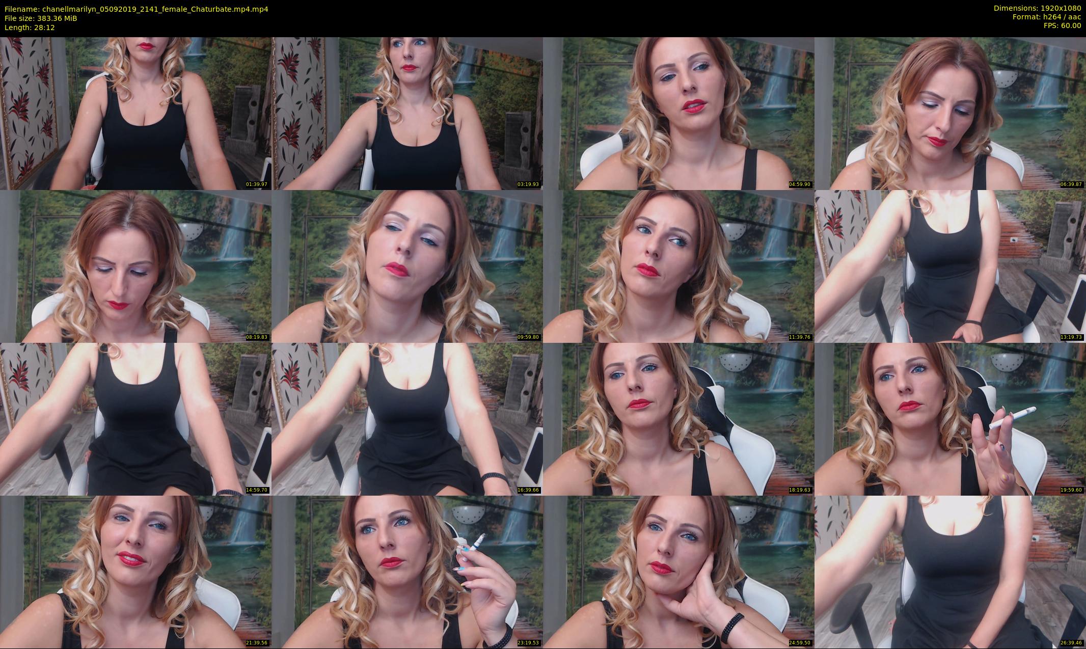 chanellmarilyn — 29 minute Chaturbate female cam show recording, 1080p, Sep 5, 2019