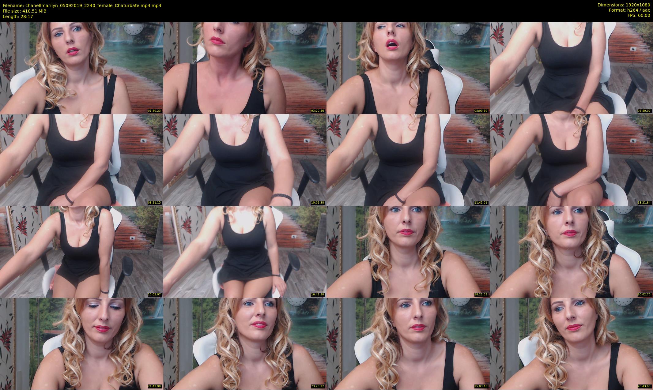 chanellmarilyn — 29 minute Chaturbate female cam show recording, 1080p, Sep 5, 2019