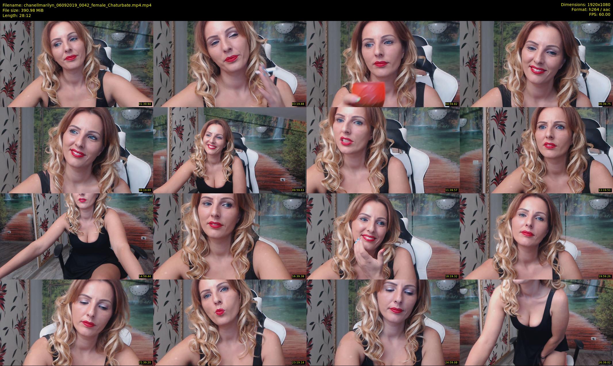 chanellmarilyn — 29 minute Chaturbate female cam show recording, 1080p, Sep 6, 2019