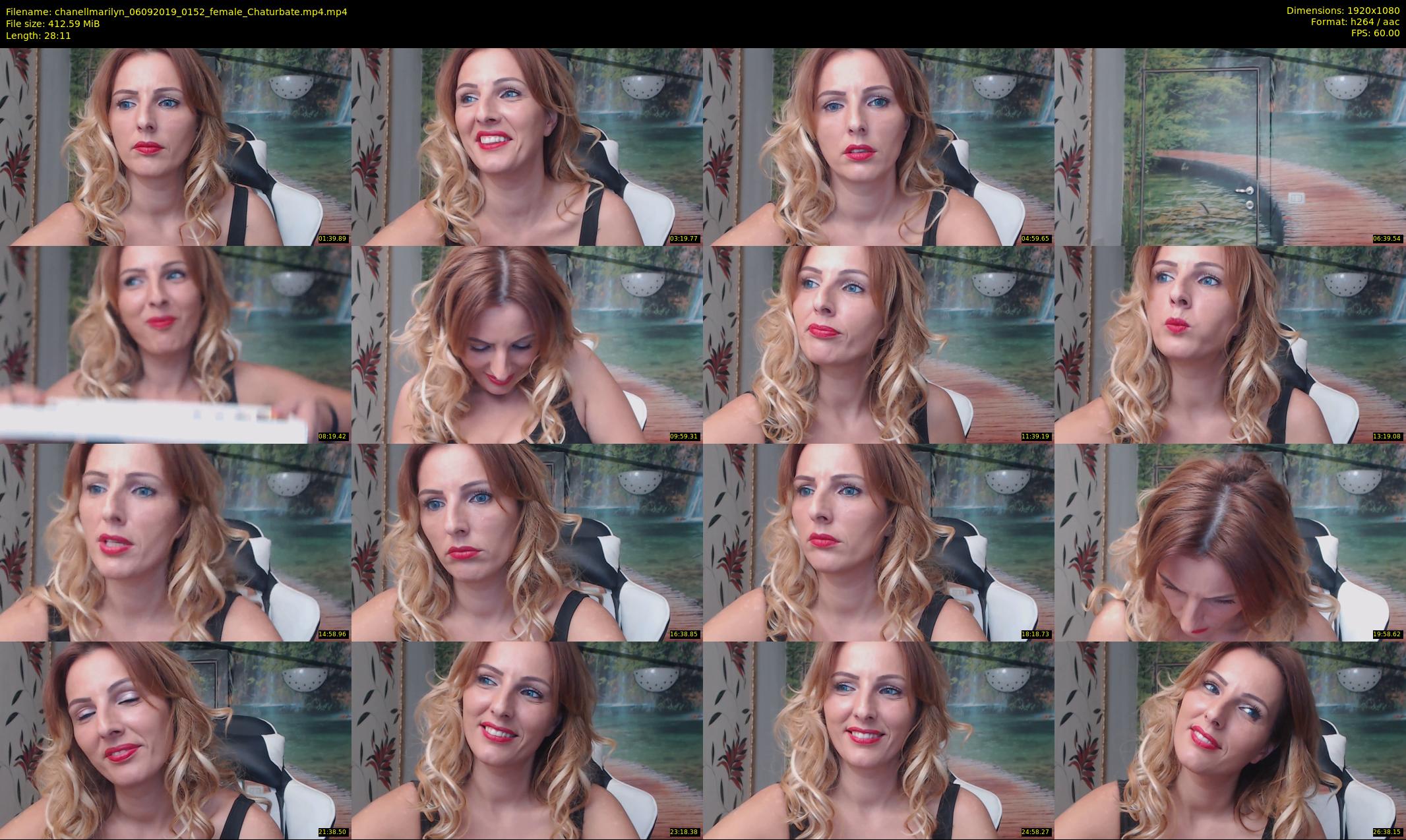 chanellmarilyn — 29 minute Chaturbate female cam show recording, 1080p, Sep 6, 2019