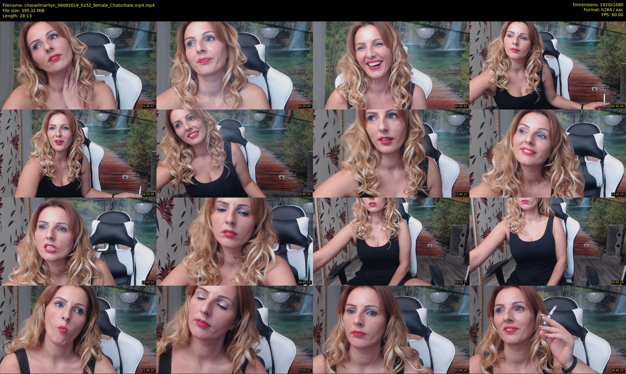 chanellmarilyn — 29 minute Chaturbate female cam show recording, 1080p, Sep 6, 2019