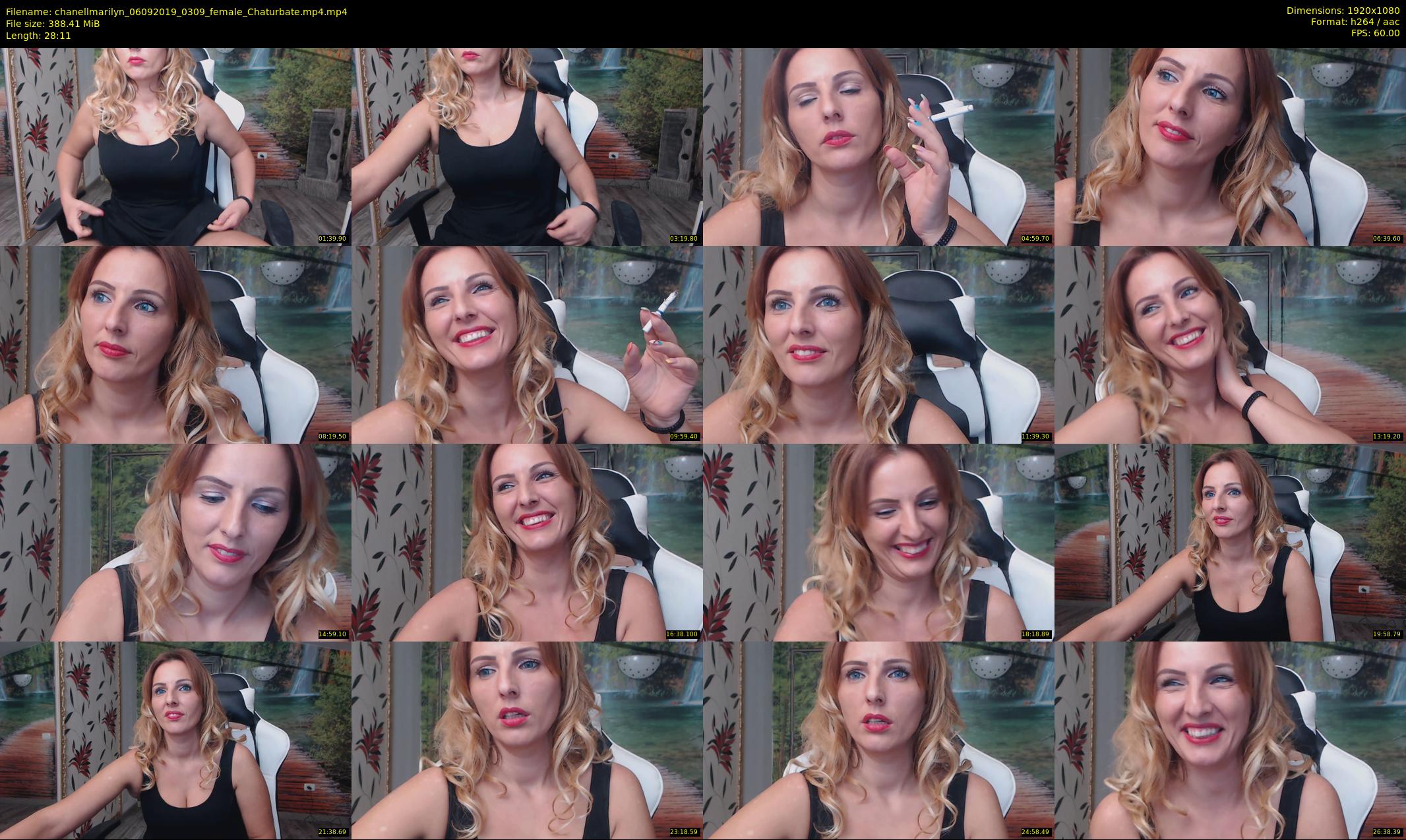 chanellmarilyn — 29 minute Chaturbate female cam show recording, 1080p, Sep 6, 2019