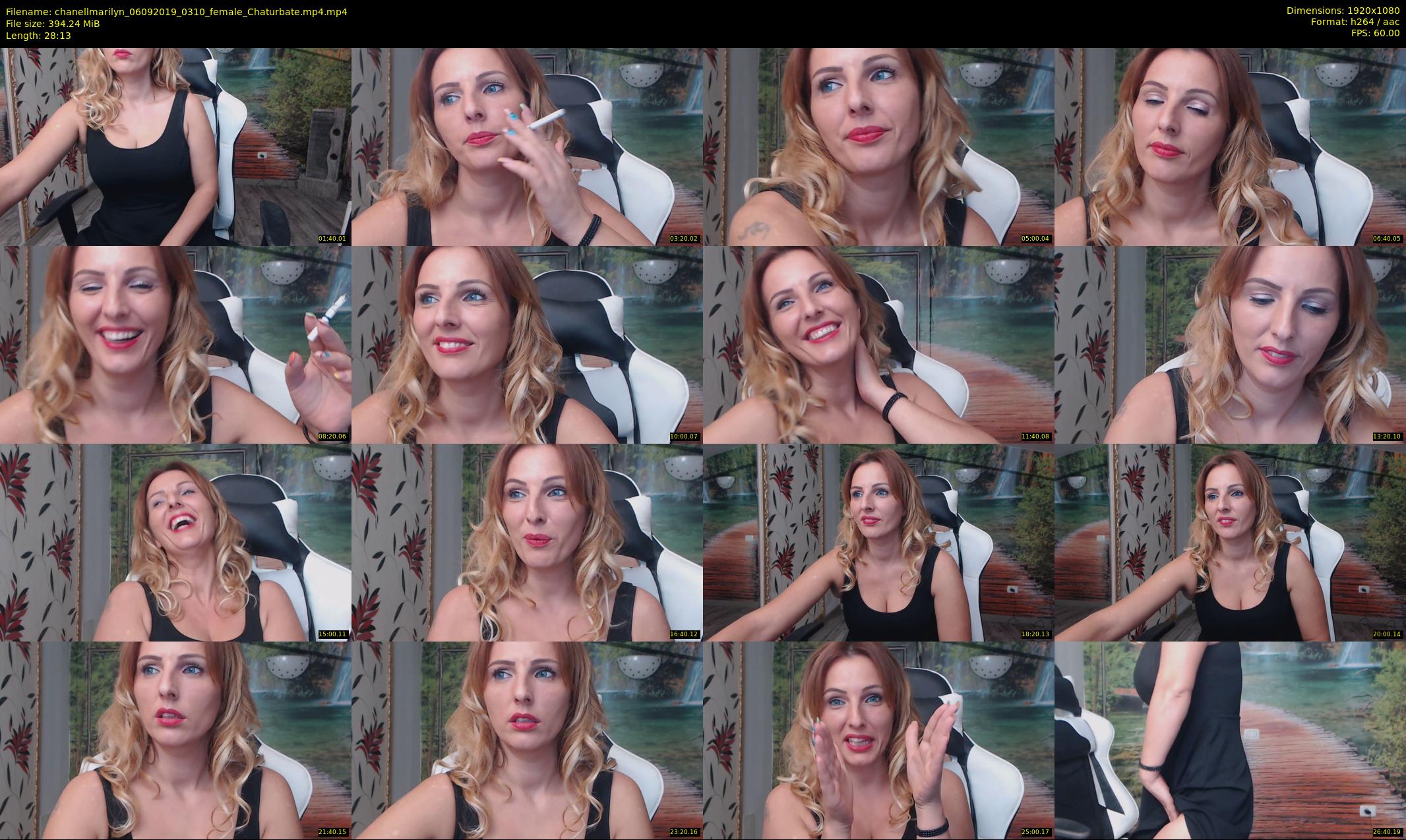 chanellmarilyn — 29 minute Chaturbate female cam show recording, 1080p, Sep 6, 2019