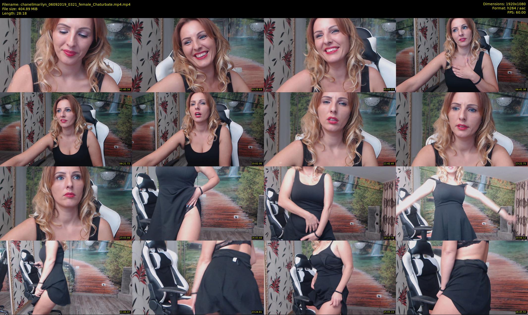 chanellmarilyn — 29 minute Chaturbate female cam show recording, 1080p, Sep 6, 2019