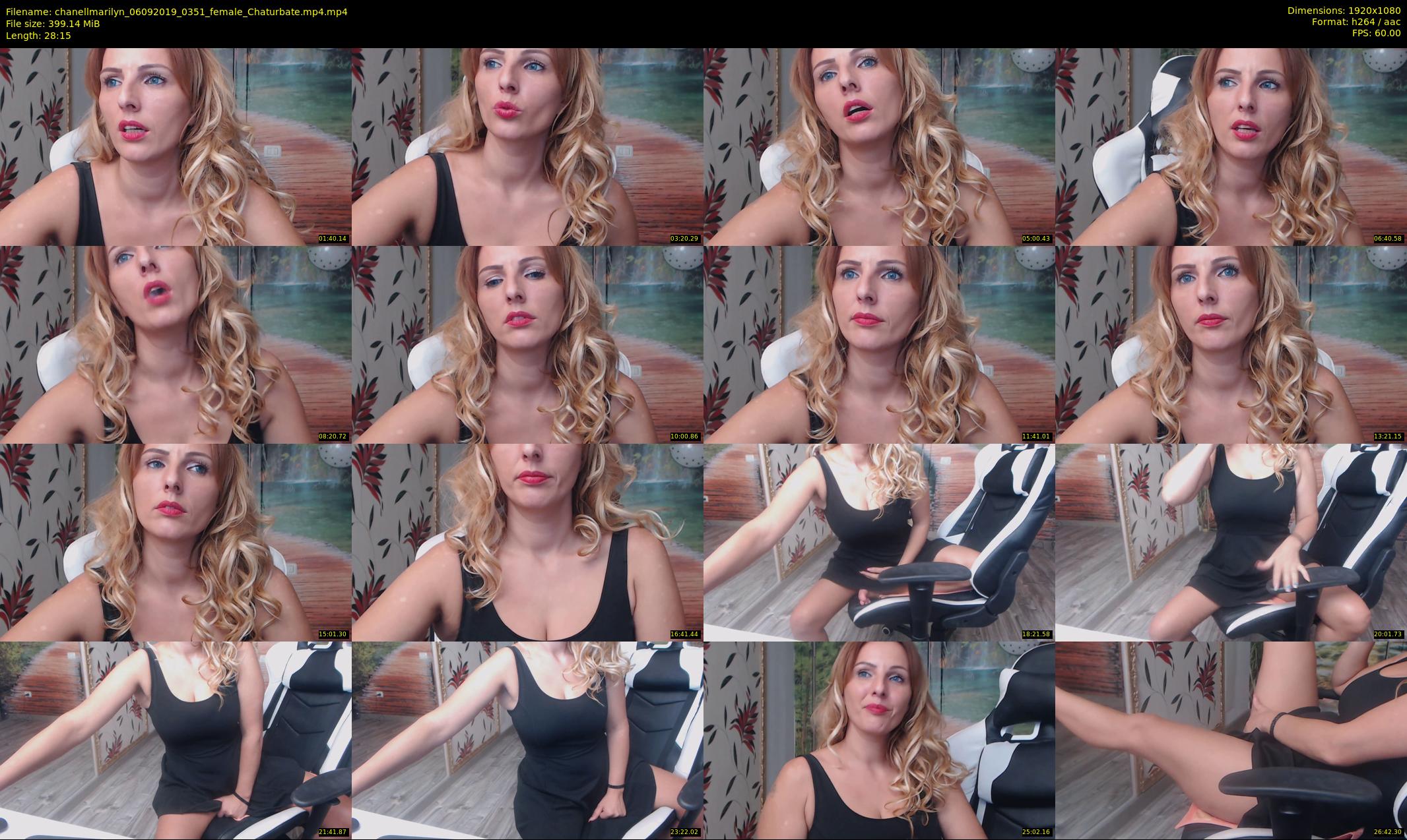chanellmarilyn — 29 minute Chaturbate female cam show recording, 1080p, Sep 6, 2019