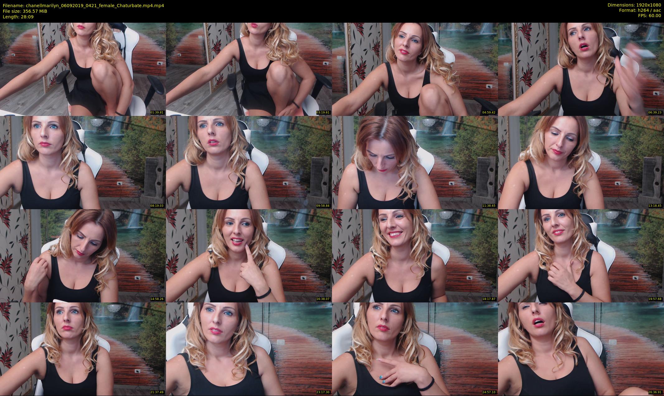 chanellmarilyn — 29 minute Chaturbate female cam show recording, 1080p, Sep 6, 2019