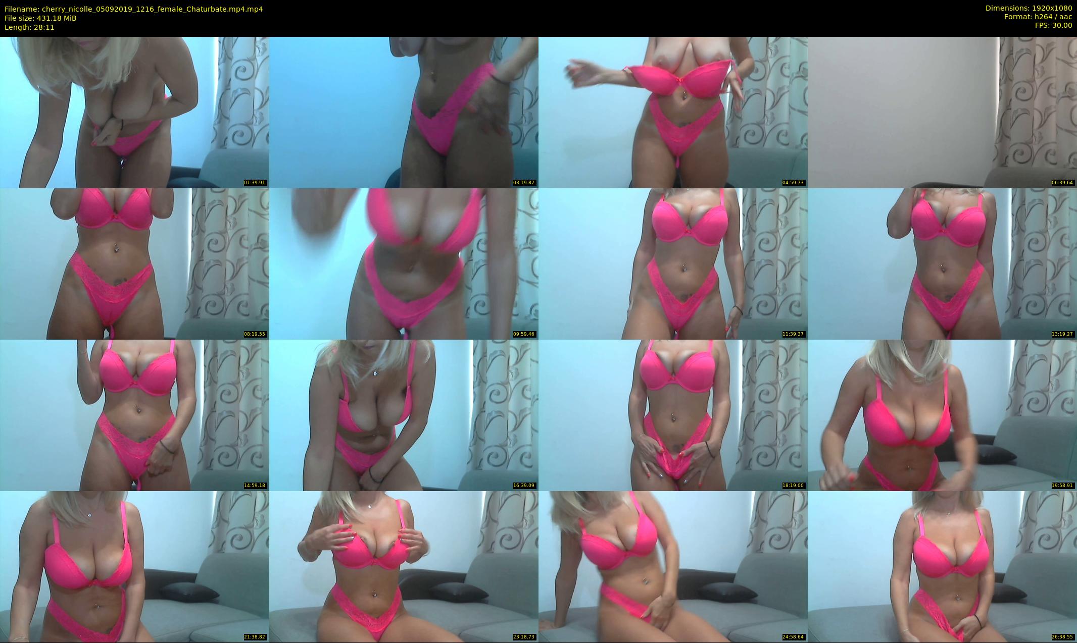 cherry_nicolle — 29 minute Chaturbate female cam show recording, 1080p, Sep 5, 2019