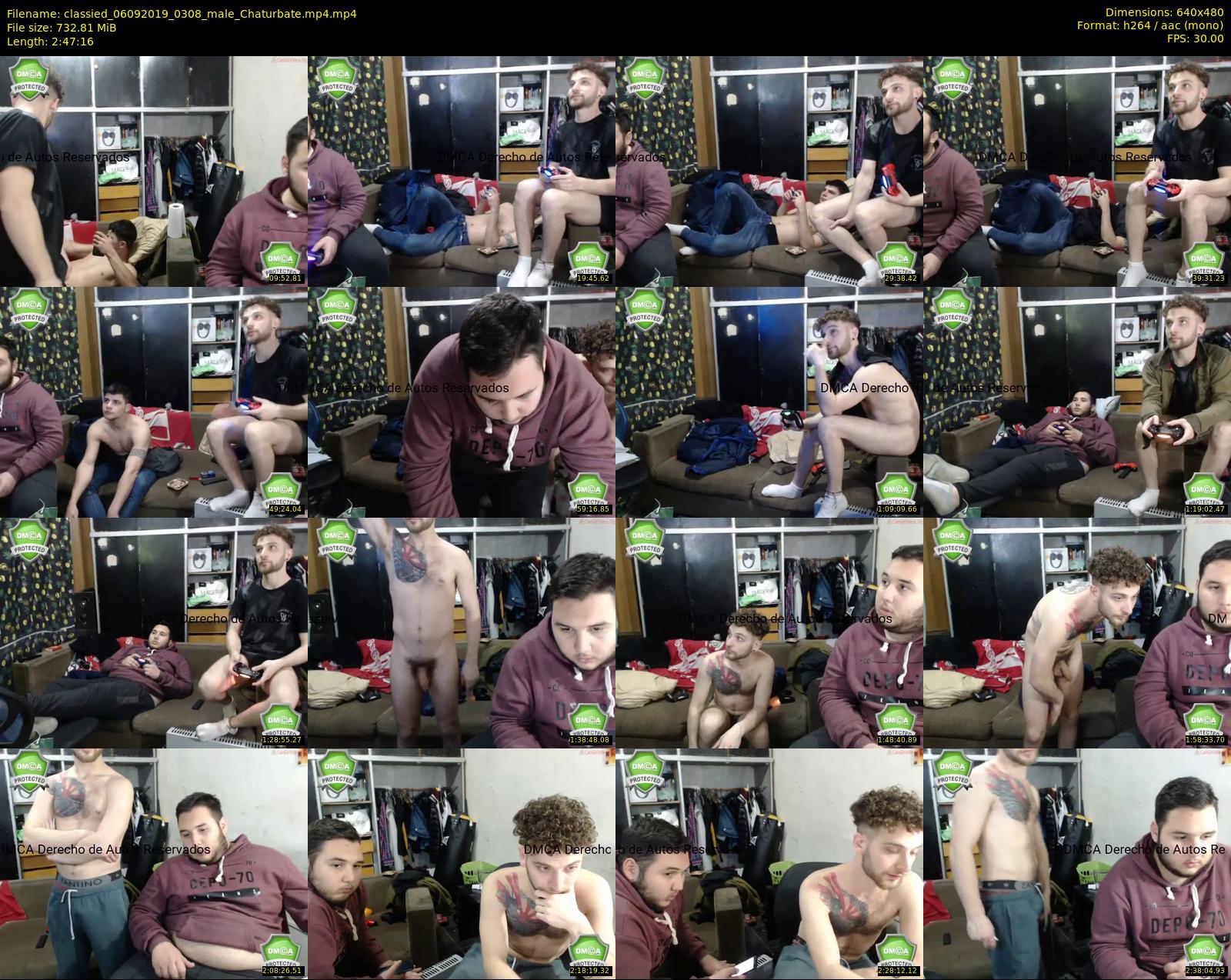classied — 168 minute Chaturbate male cam show recording, 480p, Sep 6, 2019