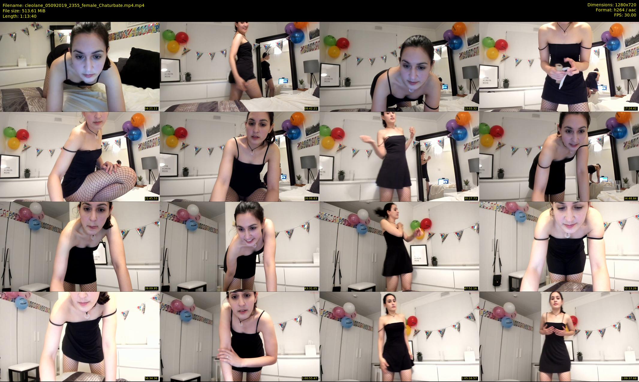 cleolane — 74 minute Chaturbate female cam show recording, 720p, Sep 5, 2019
