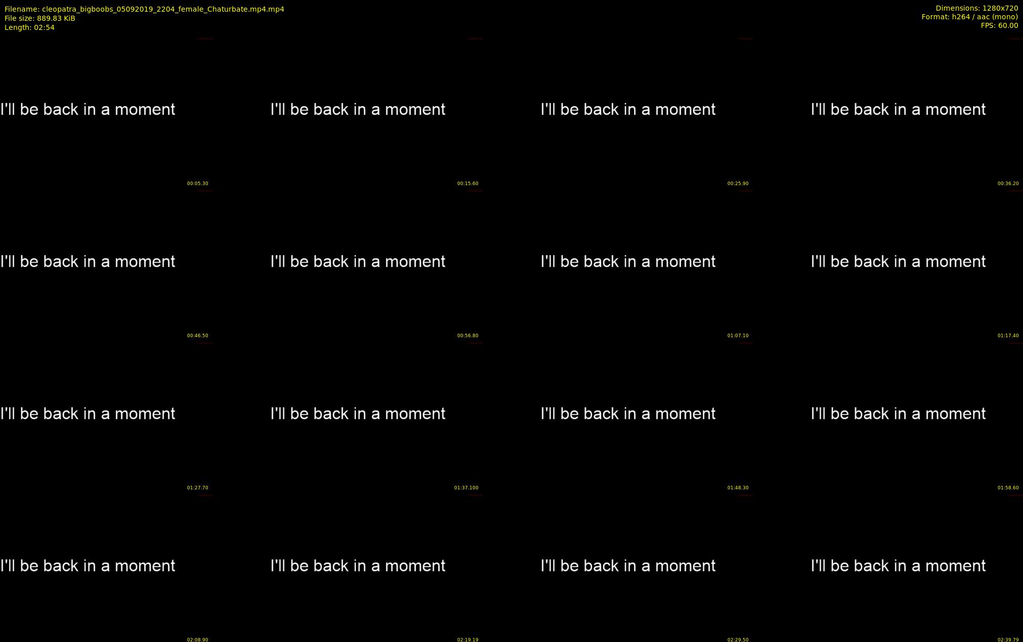 cleopatra_bigboobs — 3 minute Chaturbate female cam show recording, 720p, Sep 5, 2019